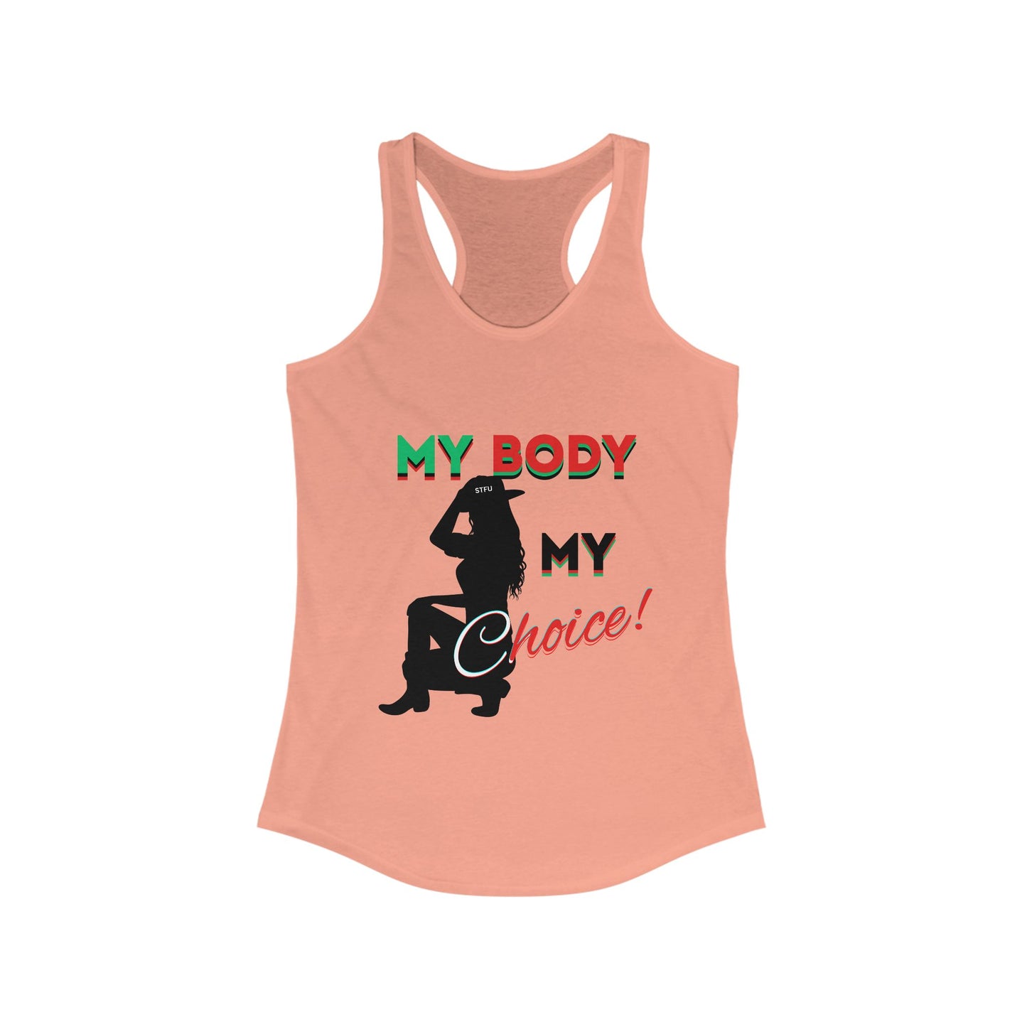 My Body My Choice Racerback Shirt, Feminist Shirt, Women's Rights Tee, Activist Apparel, Pro-Choice Shirt, Feminist Gifts, Pro Choice Shirt, BLM Tee