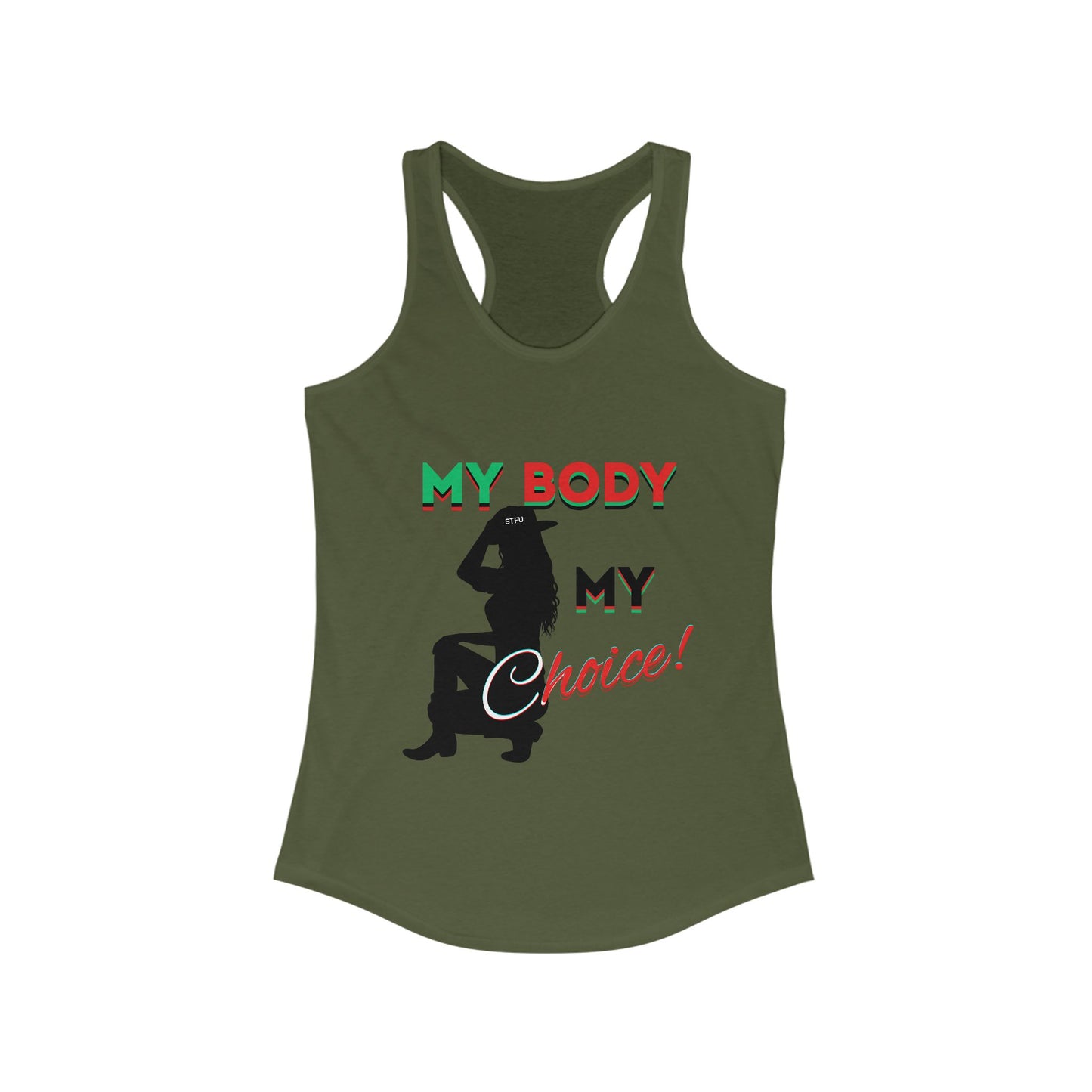 My Body My Choice Racerback Shirt, Feminist Shirt, Women's Rights Tee, Activist Apparel, Pro-Choice Shirt, Feminist Gifts, Pro Choice Shirt, BLM Tee