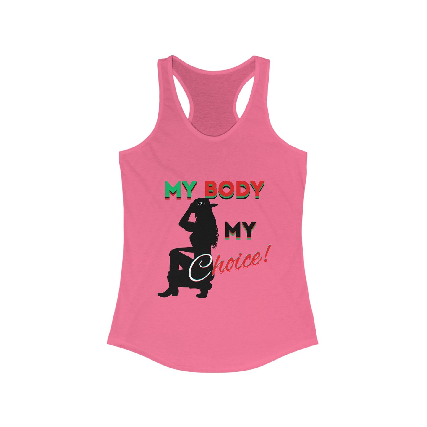 My Body My Choice Racerback Shirt, Feminist Shirt, Women's Rights Tee, Activist Apparel, Pro-Choice Shirt, Feminist Gifts, Pro Choice Shirt, BLM Tee