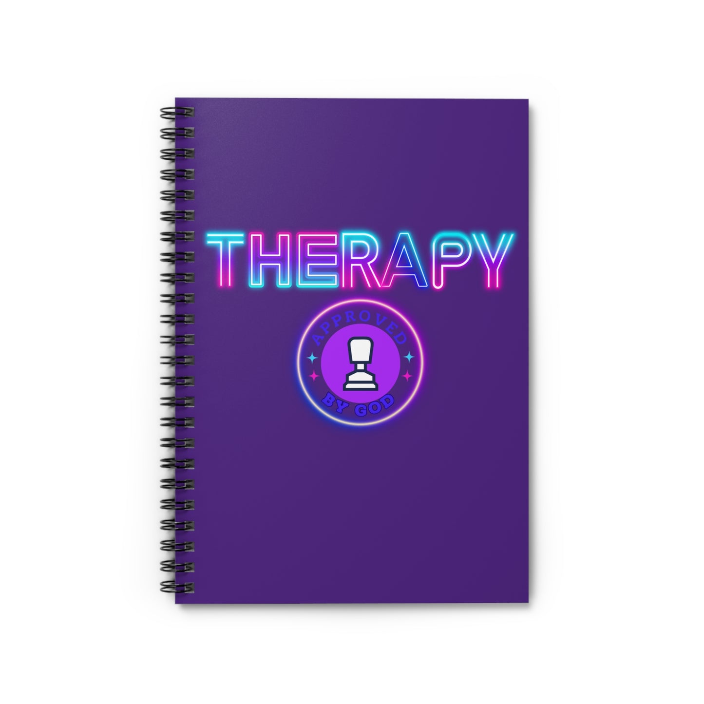 Spiral Notebook - Mental Health Gift, Mental Health Care Gifts, Inspirational Notebook, Therapy Notebook, Therapy Works, Motivational Notebook,