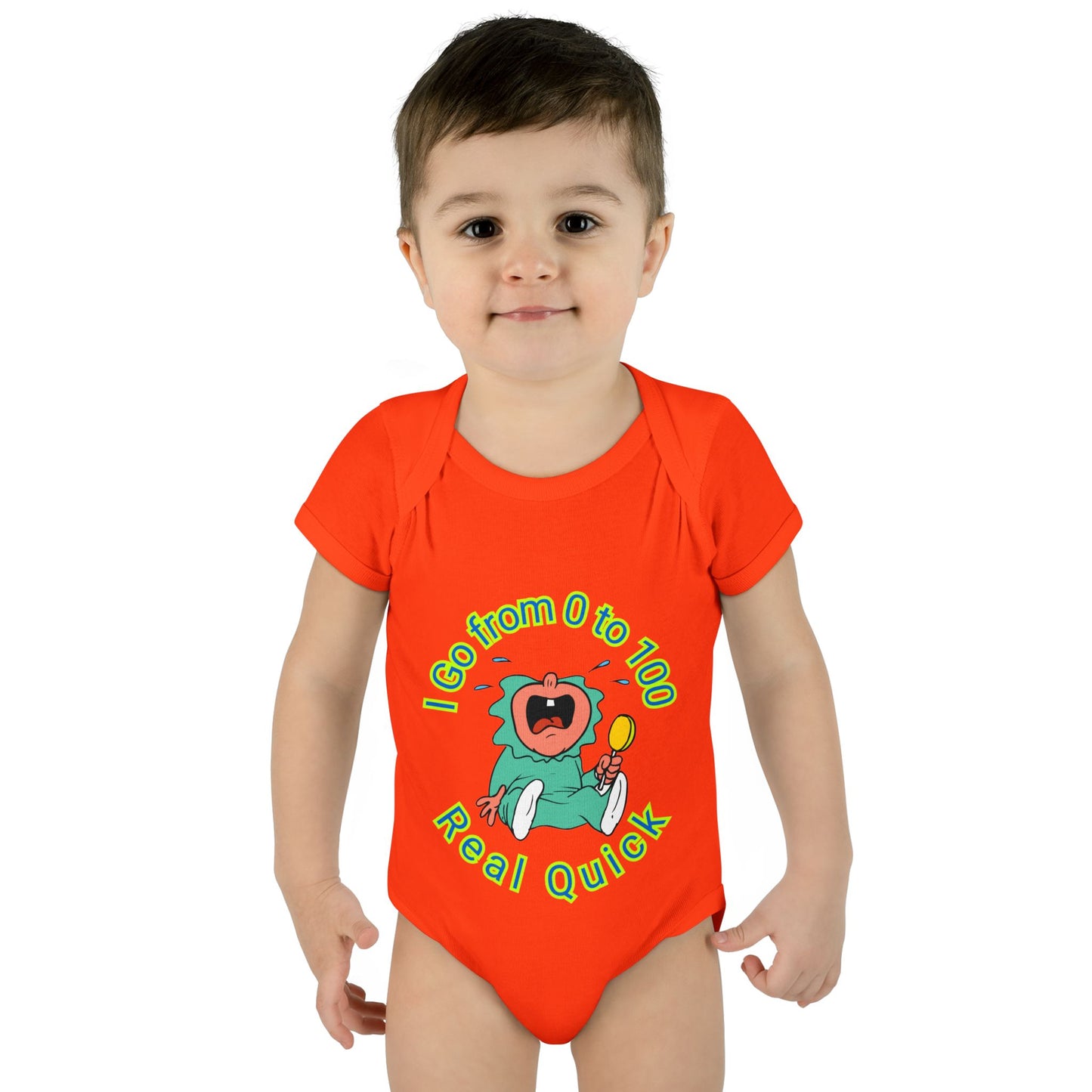 Funny Baby Onesies from 0 to 24 Months, Cute Colorful Baby Onesies for Boy or Girl, From 0 to 100 Real Quick, Newborn Baby Shower Gifts