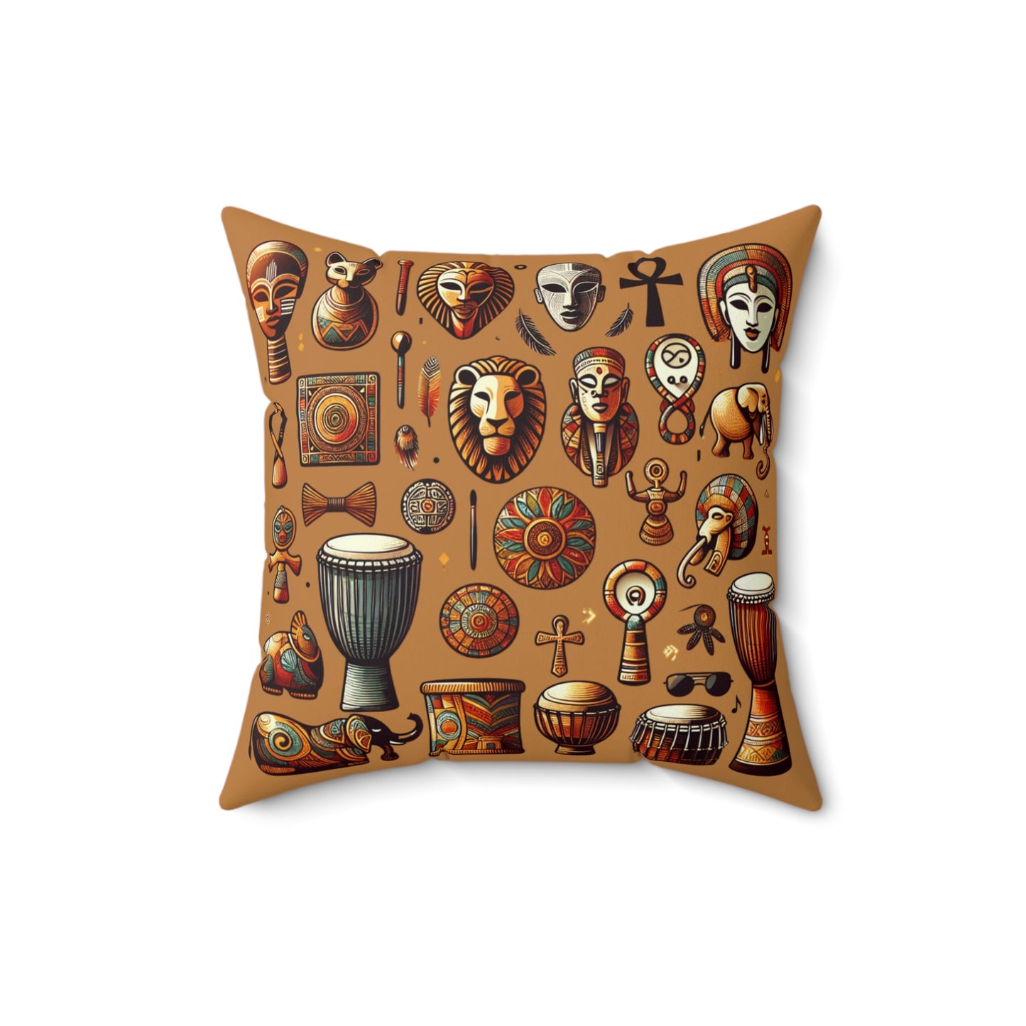 African Print Pillow, Black History Pillow, Boho Chic Pillows, African Ethnic Pillow, Ethnic African Style Pillows, Unique Pillows for a Gift