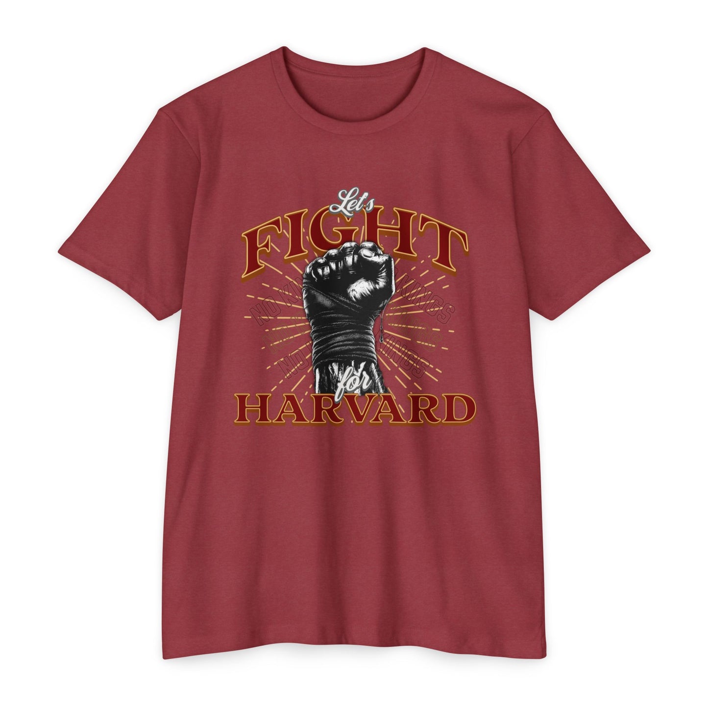 Empowering Fight for Hardvard University T-Shirt | Trump vs. Harvard T-Shirts, Spirit of Democracy, Standing with Hardvard Tee