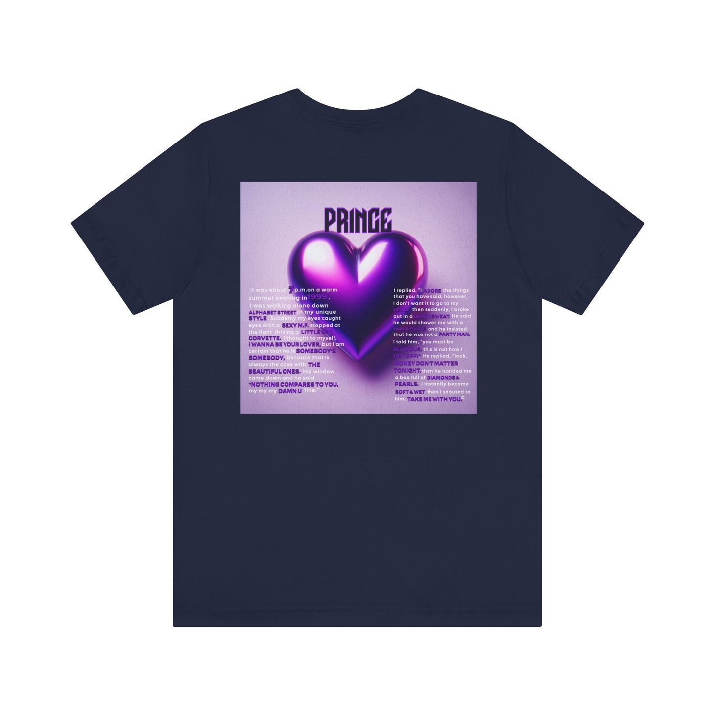 Prince Tribute Unisex Tee - Stylish Band Shirt, Music Lover Gift, Festival Wear, Retro Fashion, Unique Graphic Tee, Prince Song Collaboration