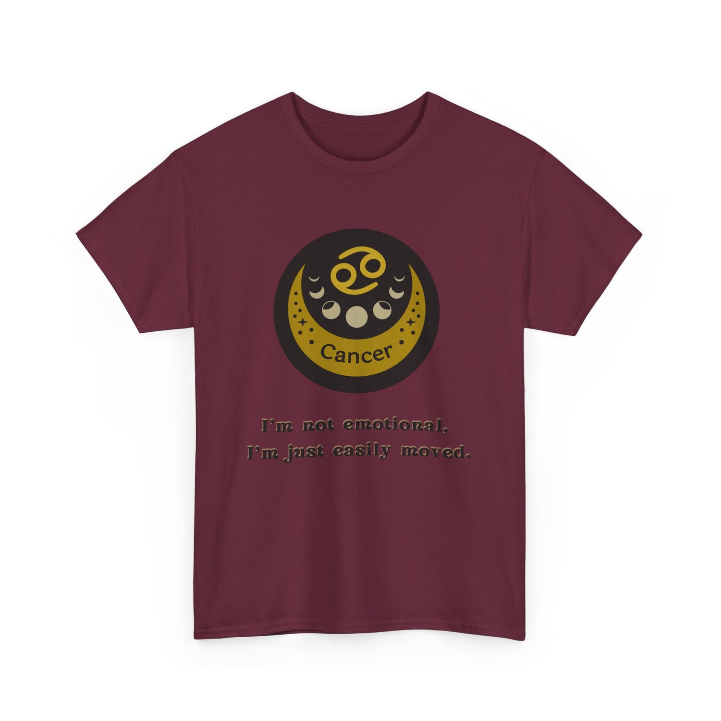 Cancer T-Shirt, Cancer Horoscope Gifts, Birth Month Gifts, Zodiac Sign T-Shirt Gifts, Astrology T-Shirt, Unisex Heavy Cotton Tee, Gift for a Cancer Horoscope