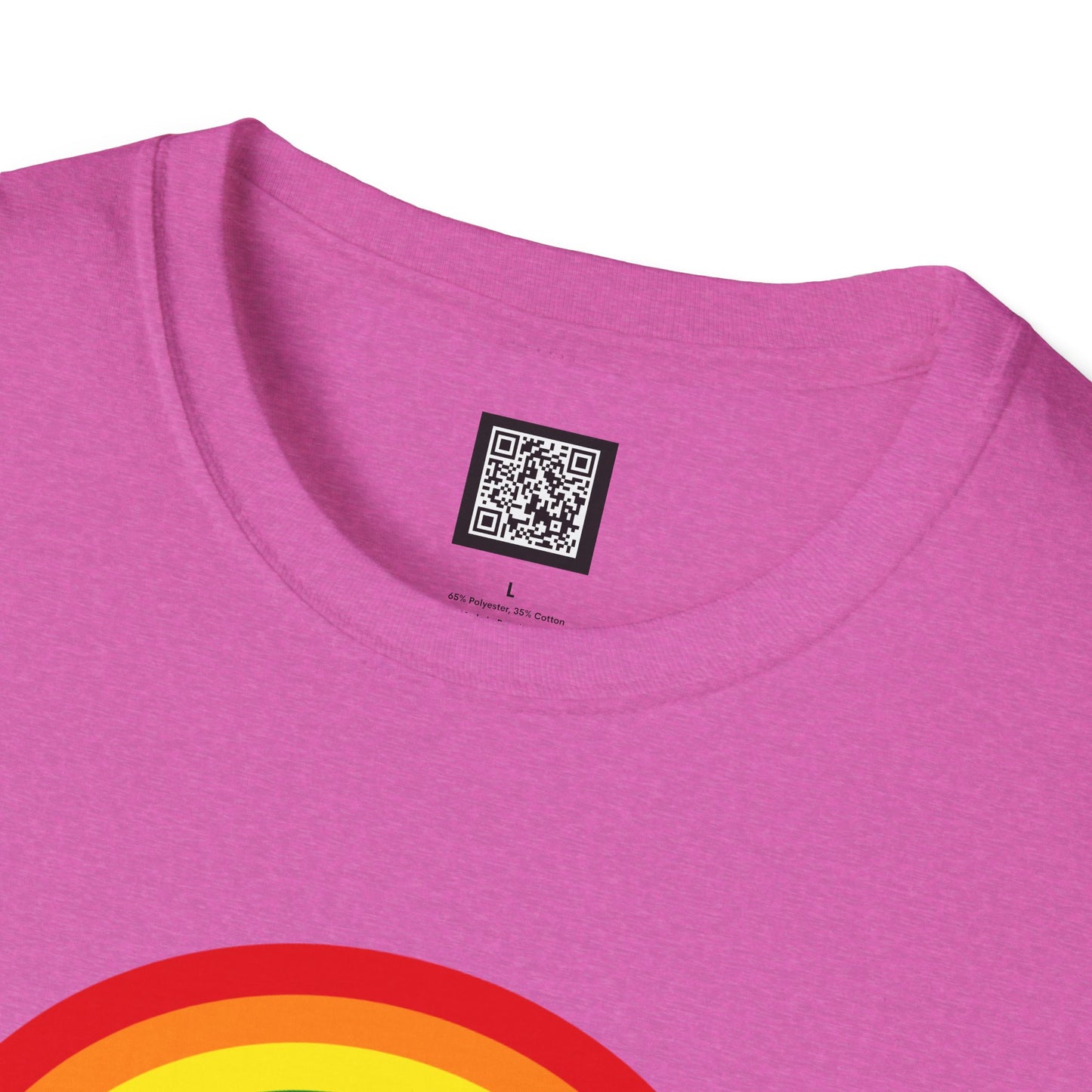 Rainbow Diversity Unisex Softstyle T-Shirt, LGBTQ+ Pride Apparel, WEHO Inclusive Gift, Casual Wear, Colorful Tee for Pride Celebrations