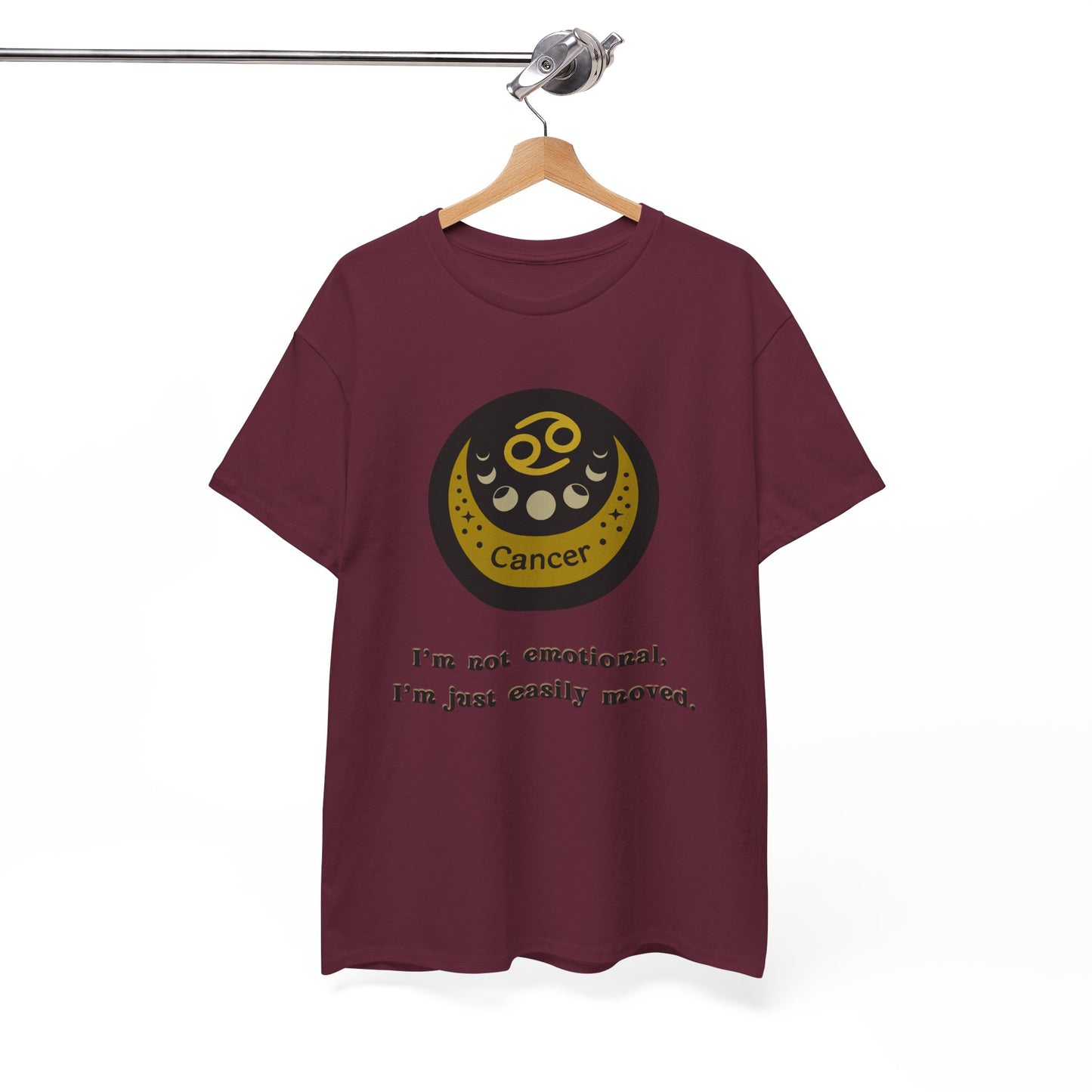 Cancer T-Shirt, Cancer Horoscope Gifts, Birth Month Gifts, Zodiac Sign T-Shirt Gifts, Astrology T-Shirt, Unisex Heavy Cotton Tee, Gift for a Cancer Horoscope