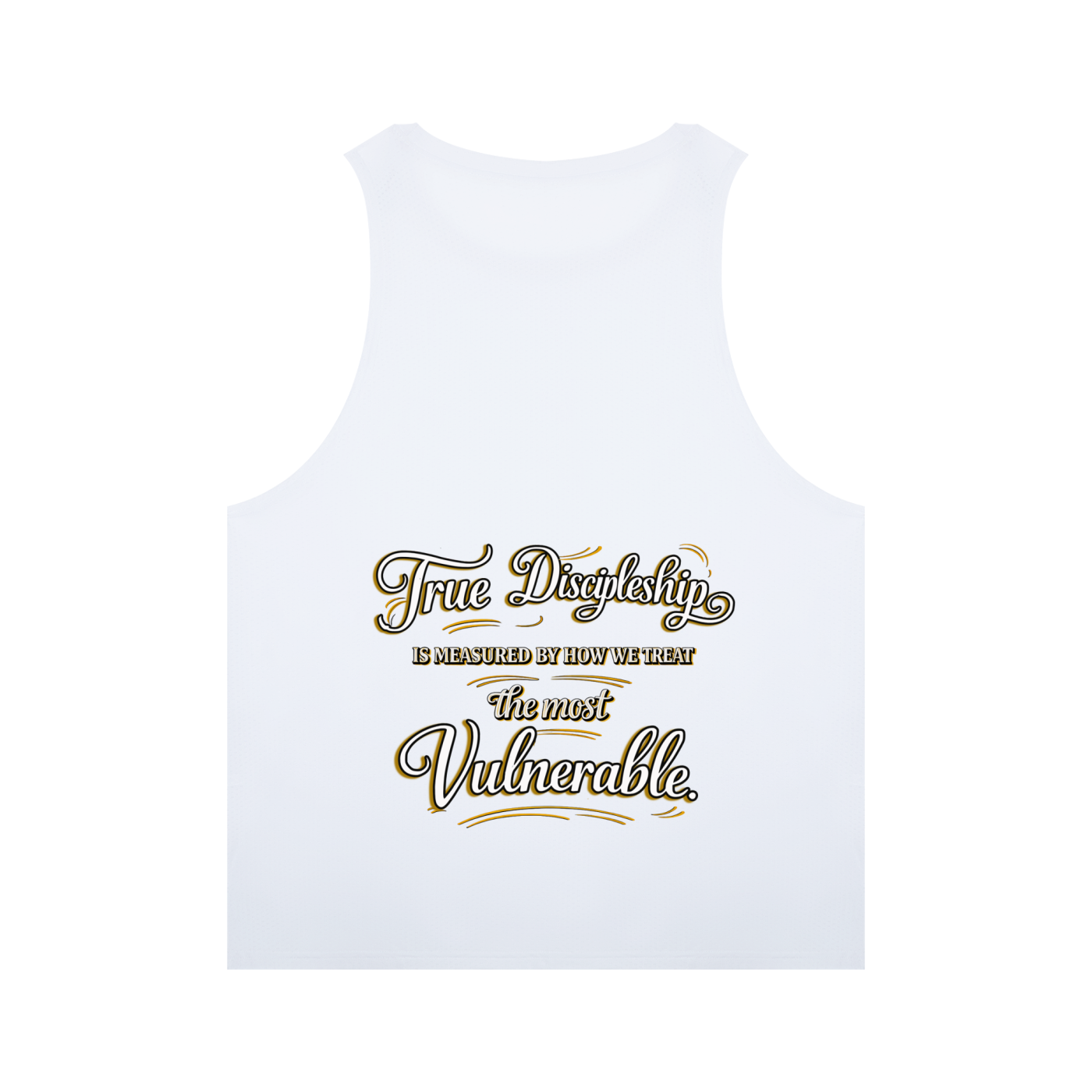 Kindness Matthew 25:40 – Men's Graphic Performance Tank Top