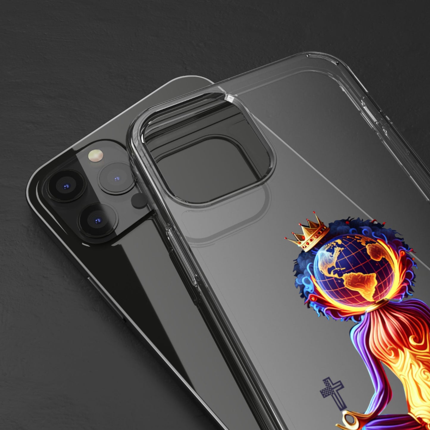 "Heavy is the Head" Clear Cellphone Case Cases, Inspirational Cellphone Case for iPhone and Samsung Phones, Custom Cellphone Case