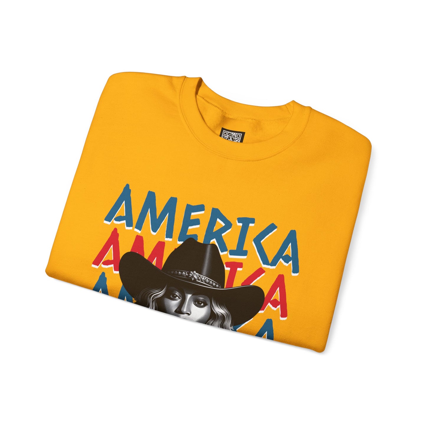 America Graphic Crewneck Sweatshirt, Beyonce America We Have a Problem, Fan Merchandise for Beyonce, Unisex Gildan Sweatshirts
