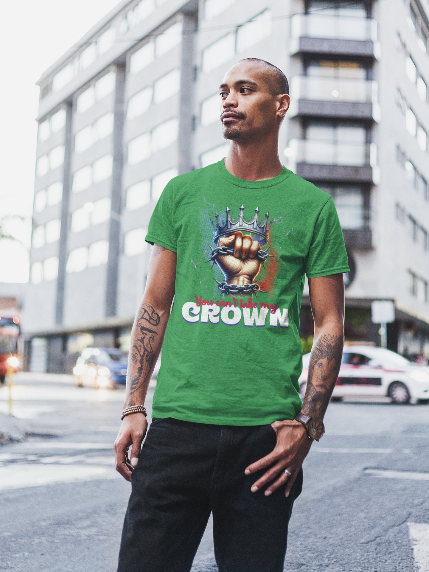 Uncrowned Resilience, 'You Can't Take My Crown' Graphic Tee for Kings & Queens, Self-Empowerment Unisex Clothing, Self-Worth T-Shirt,