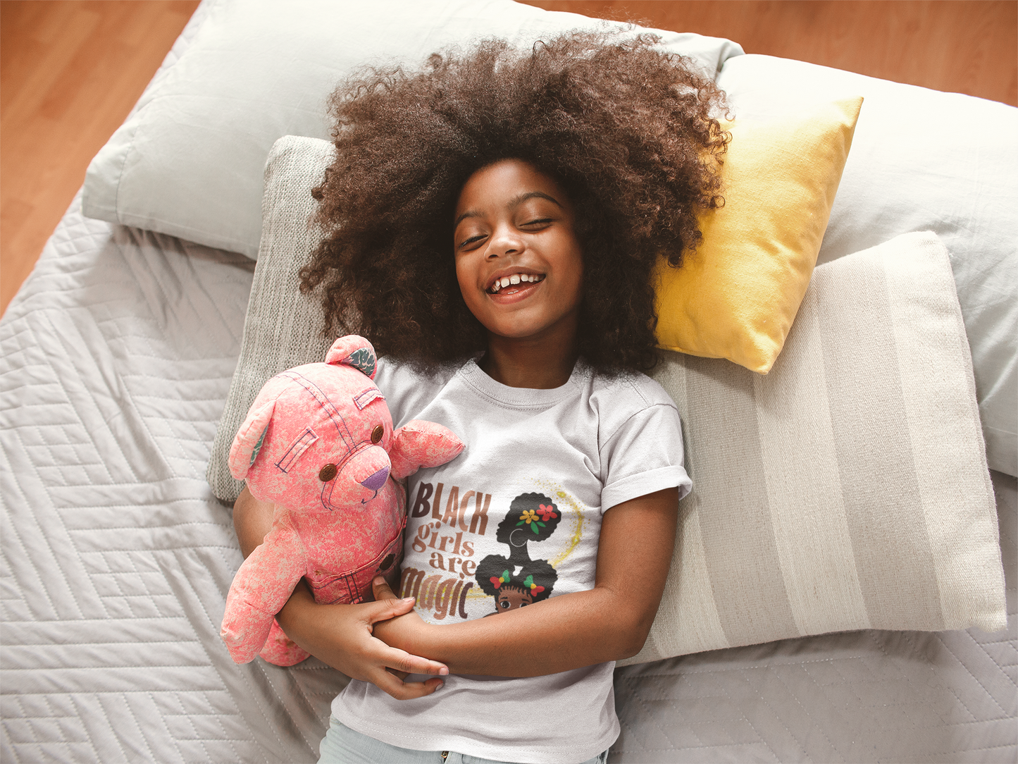 Black Girls are Magic Kids' Creator T-Shirt