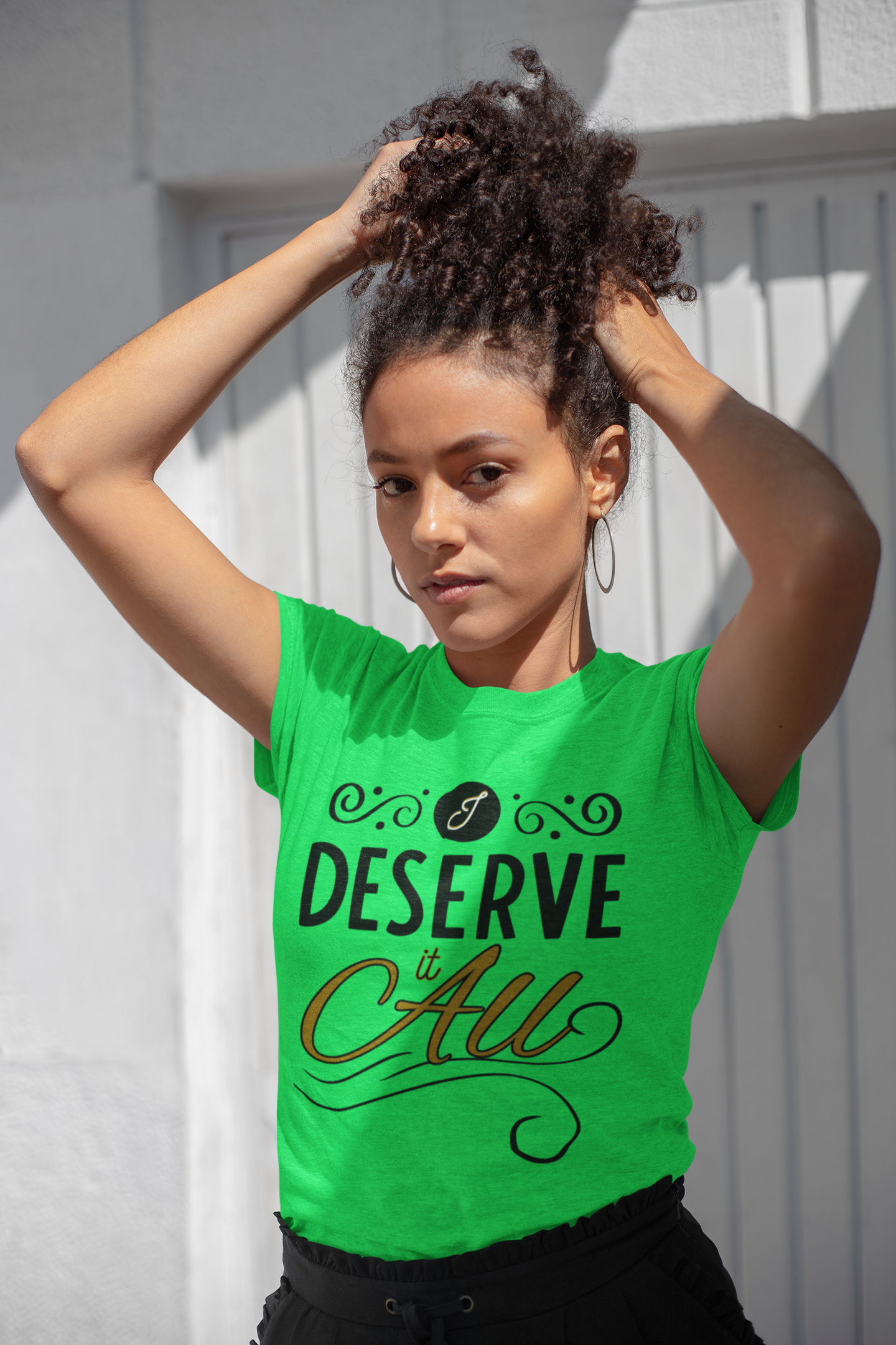 "I Deserve It All" Unisex Soft Style T-Shirt, Lyrics from Kendrick Lamar Man in the Garden, Kendrick Lamar Fan Merchandise