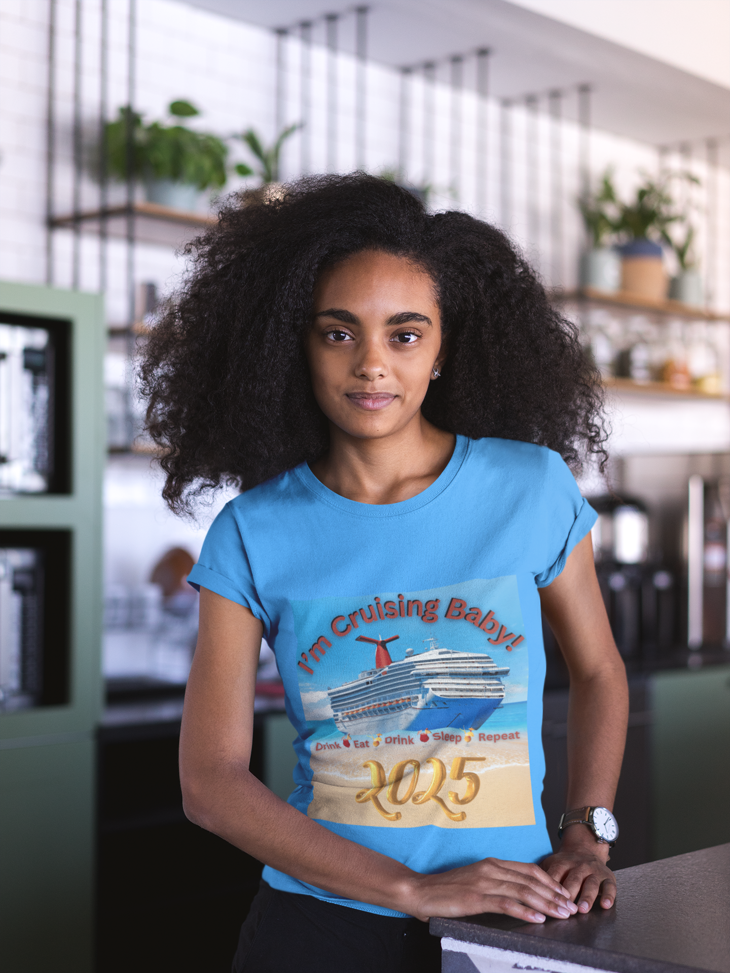 "I'm Cruising 2025" Unisex Heavy Cotton Tee, Cruise T-Shirts 2025, Unisex Cruise T-Shirts 2025, Bon Voyage Cruise Shirts