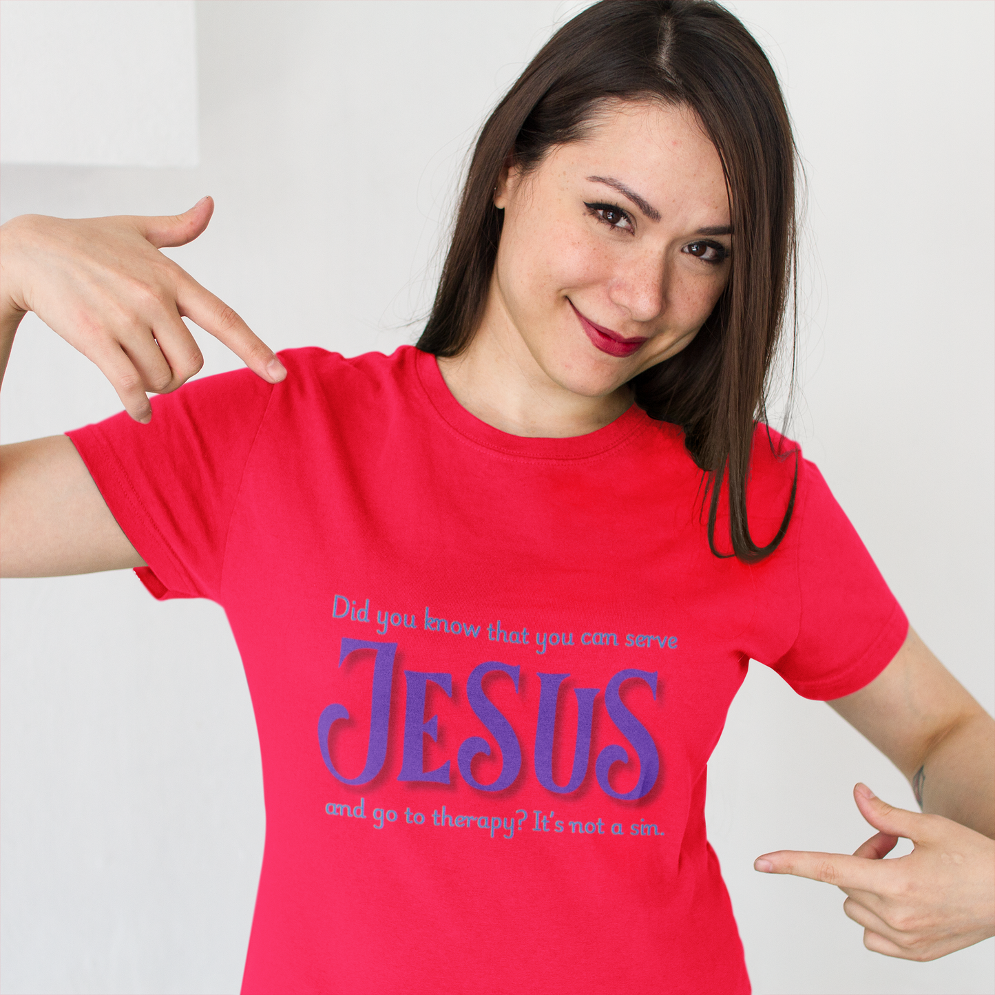 Religious Shirt for Gift, Religious Gift, Inspirational Shirt, Jesus T-Shirt, Christian T-Shirt, Jesus is Love, Unisex, Therapy Shirt, Mental Health Tees