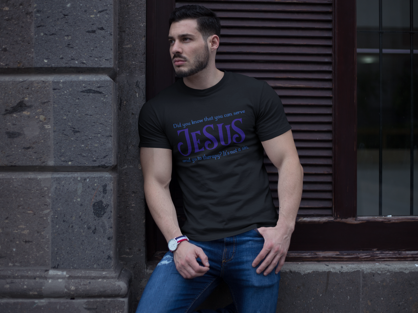 Religious Shirt for Gift, Religious Gift, Inspirational Shirt, Jesus T-Shirt, Christian T-Shirt, Jesus is Love, Unisex, Therapy Shirt, Mental Health Tees