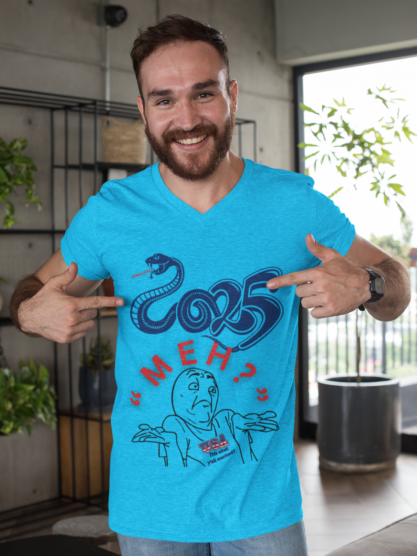2025 "Meh" T-Shirt Unisex Jersey Short Sleeve Tee, Funny 2025 T-Shirt, New Year's T-Shirt, 92% Black Women, Black Girl Magic,