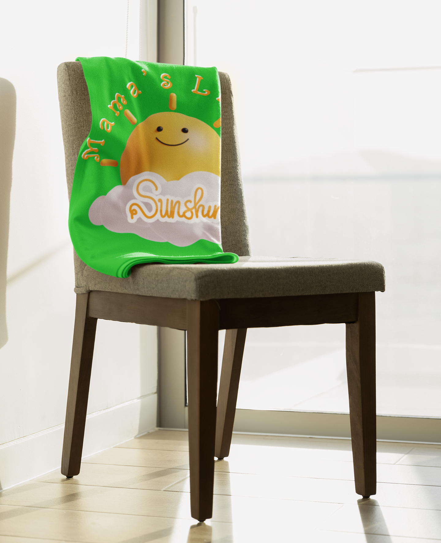 Baby Swaddle Blanket, Mama's Little Sunshine Blanket, Baby Shower Gifts for Boys and Girls, Perfect Baby Shower Gift, Newborn Gift