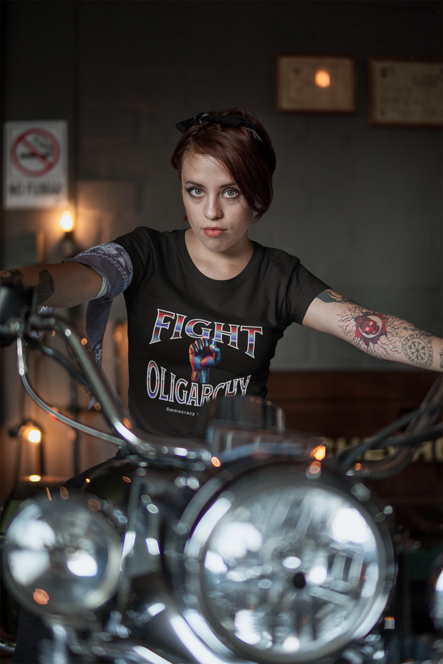Fight Oligarchy, Democracy is Worth It! Fight Oligarchy Save Democracy Tee, Activists Protest T-Shirt, Political Rally Gear