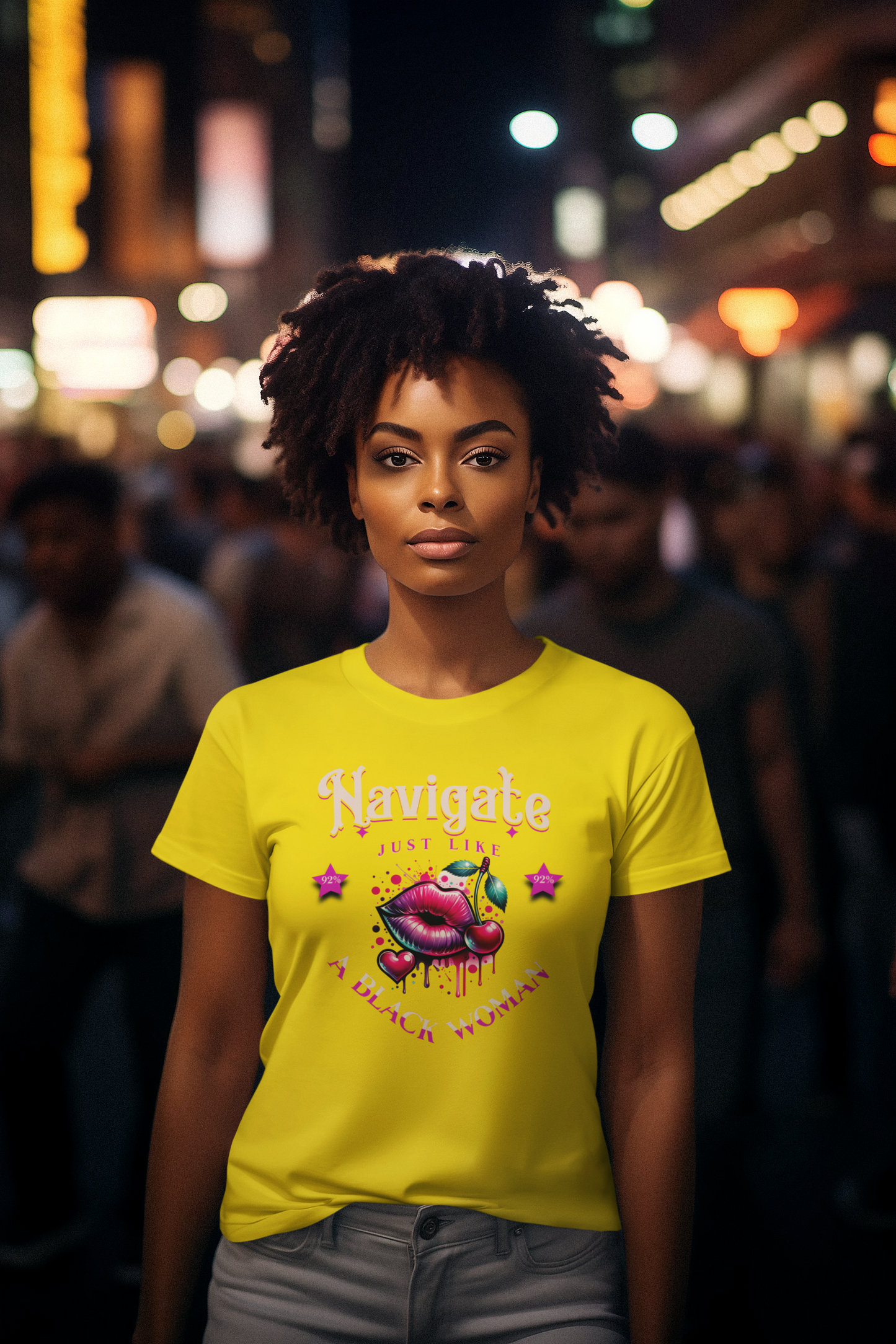 Black Girl Magic T-Shirts, Black History Month Shirts for Women, Navigate Like a Black Woman, Black Woman Shirt, 92% Black Woman Club