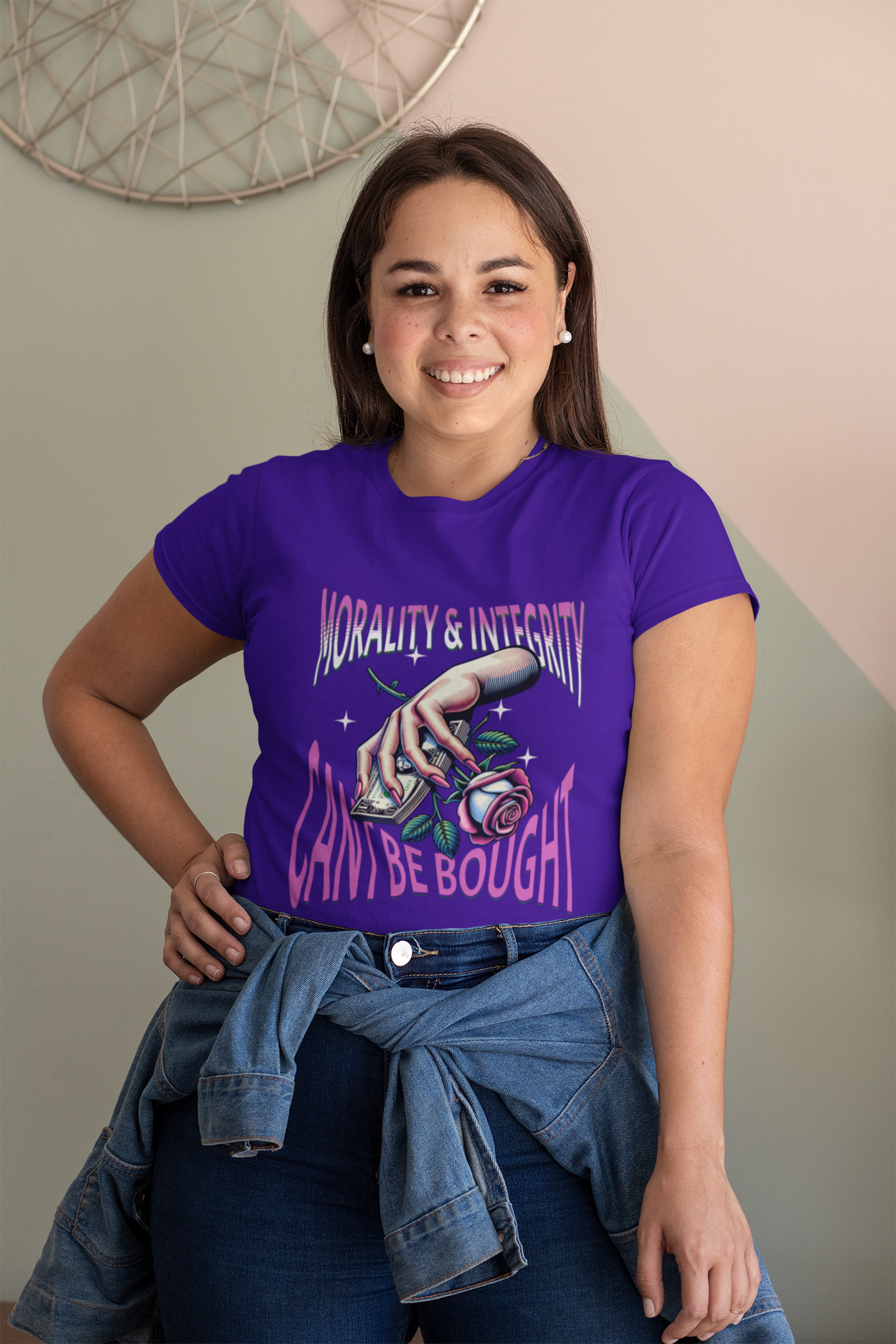 Morality & Integrity Can’t Be Bought T-Shirts, Inspirational T-Shirts, Unisex Morality Shirts, Motivational Shirts for a Gift, Integrity Shirts