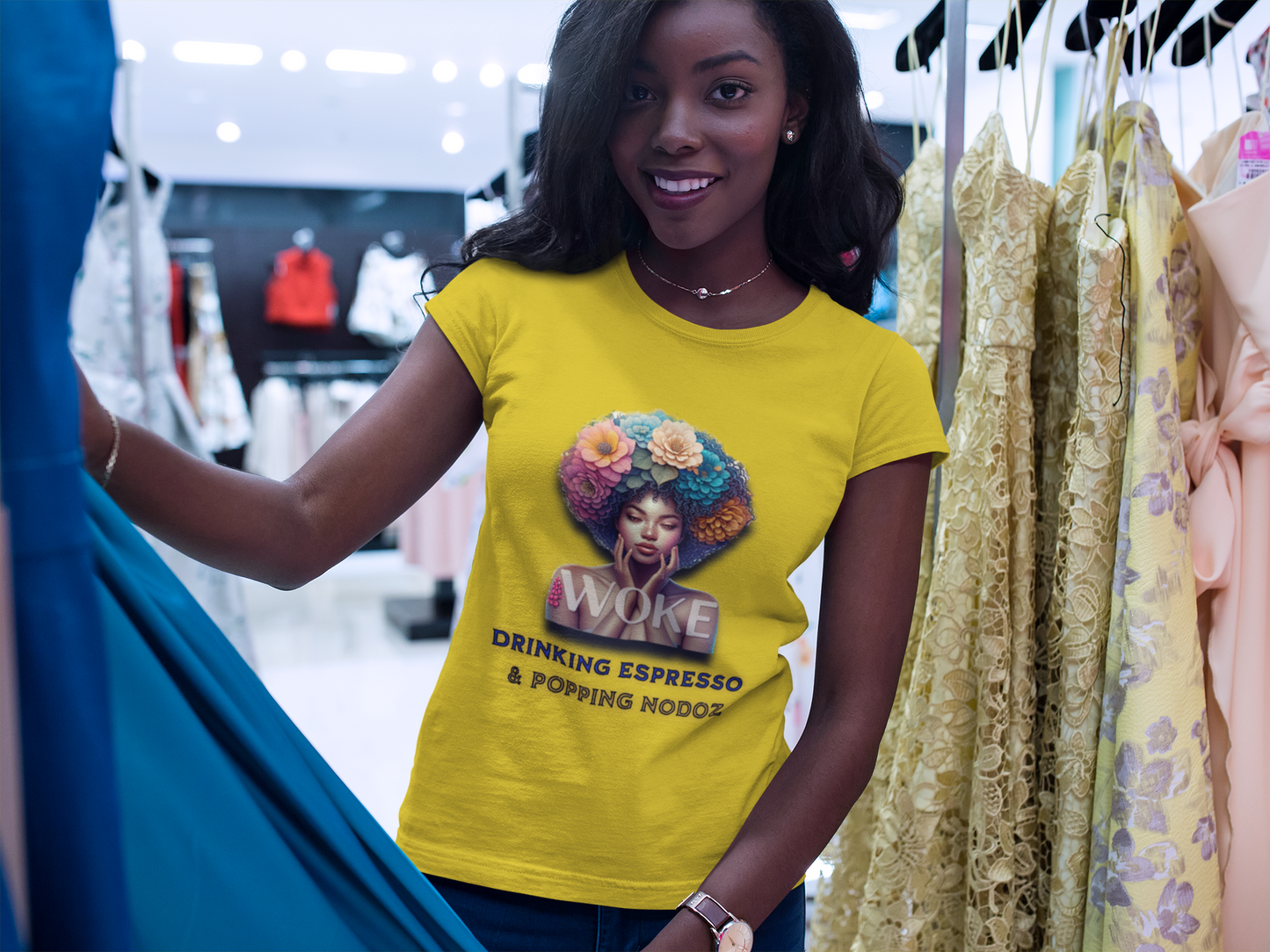 Woke Because We Can't Sleep on our Government, 92% Black Woman's Power Shirt, Melanin Women T-Shirts, Black Girl Magic T-Shirts,