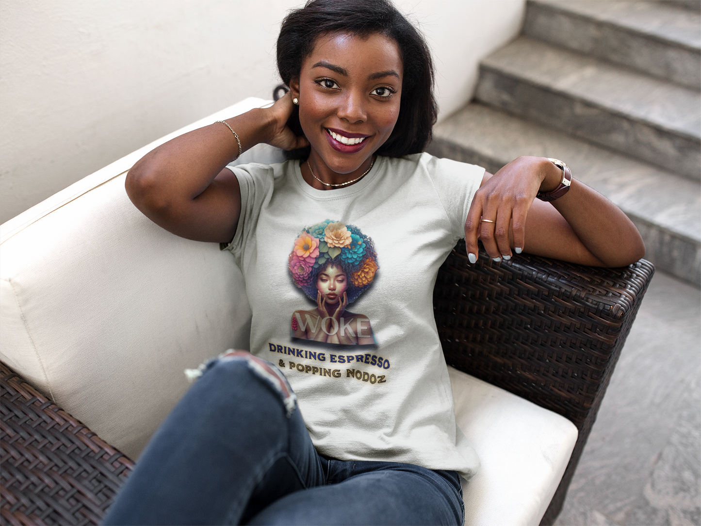 Woke Because We Can't Sleep on our Government, 92% Black Woman's Power Shirt, Melanin Women T-Shirts, Black Girl Magic T-Shirts,