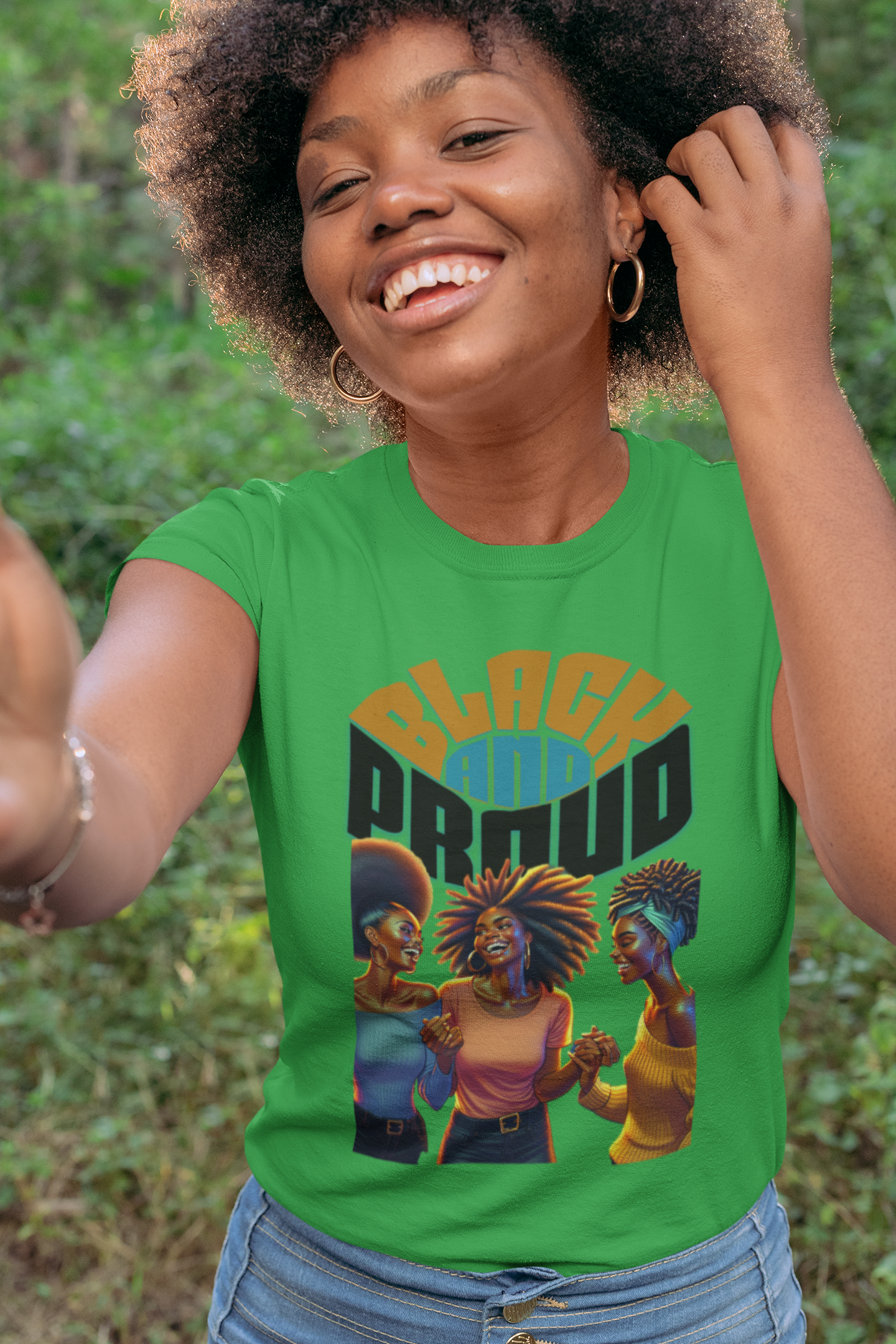 Black and Proud: Sisters United Shirt, Black Culture Shirts, Melanin Power, Black Girl Magic Shirts, African American T-Shirts, Nubian Queens T-Shirts,