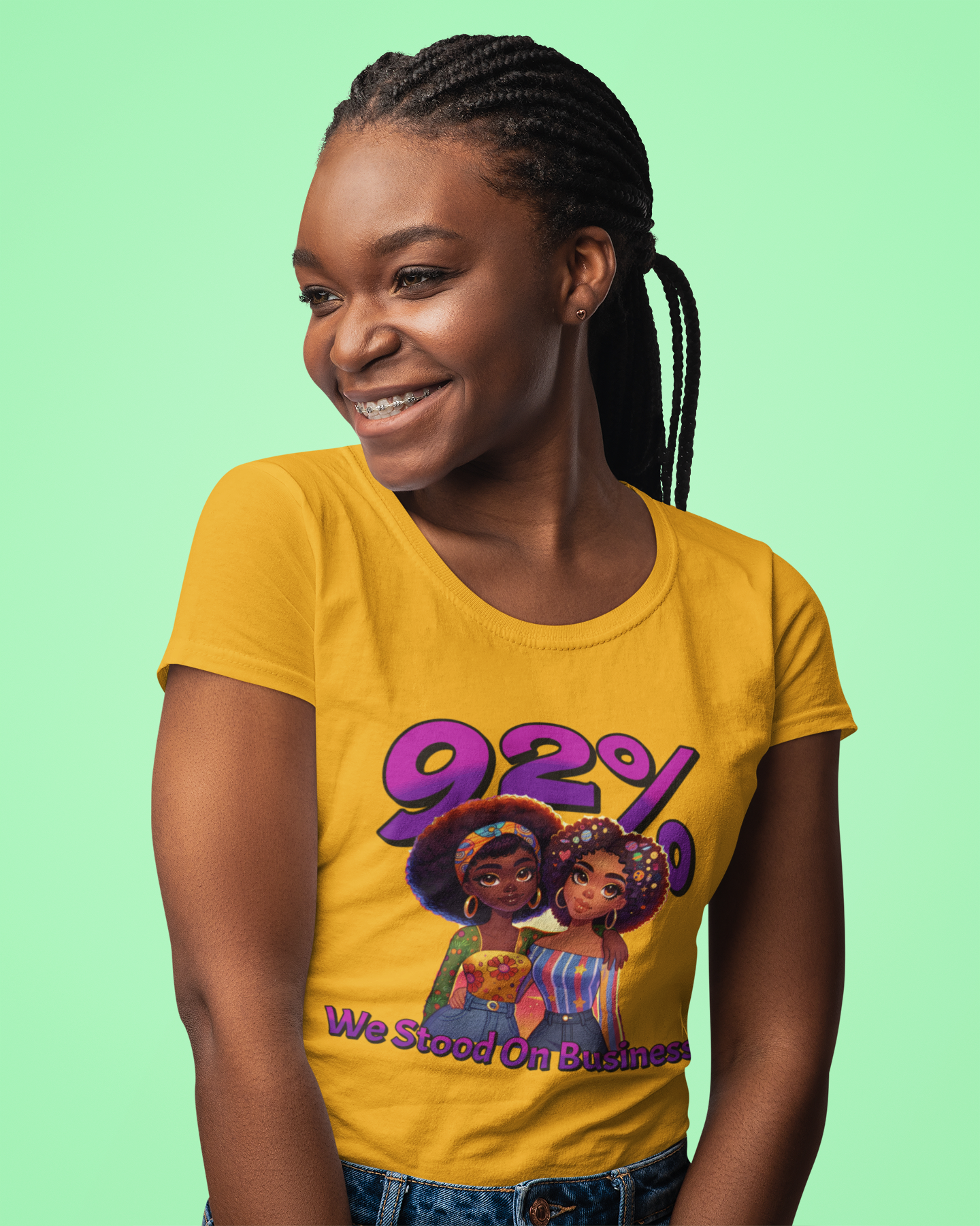 92% Shirt, Save Democracy Shirt, Women Empowerment, Black Woman T-Shirt, Juneteenth Shirt, Black Girl Melanin Shirt, 92 Percenter