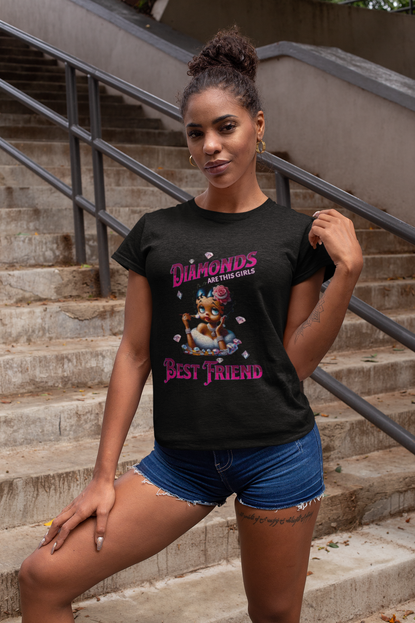 Diamonds Are This Girl's Best Friend, Marilyn Monroe Quote Shirt, Best Friend Tees, Betty Boop I Love Diamonds T-Shirts,