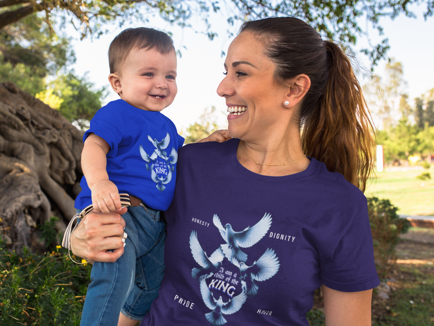Toddler T-Shirt - "I Am a Child of the King" - Inspirational Tees for Toddlers, Religious T-Shirts for Infants and Toddlers