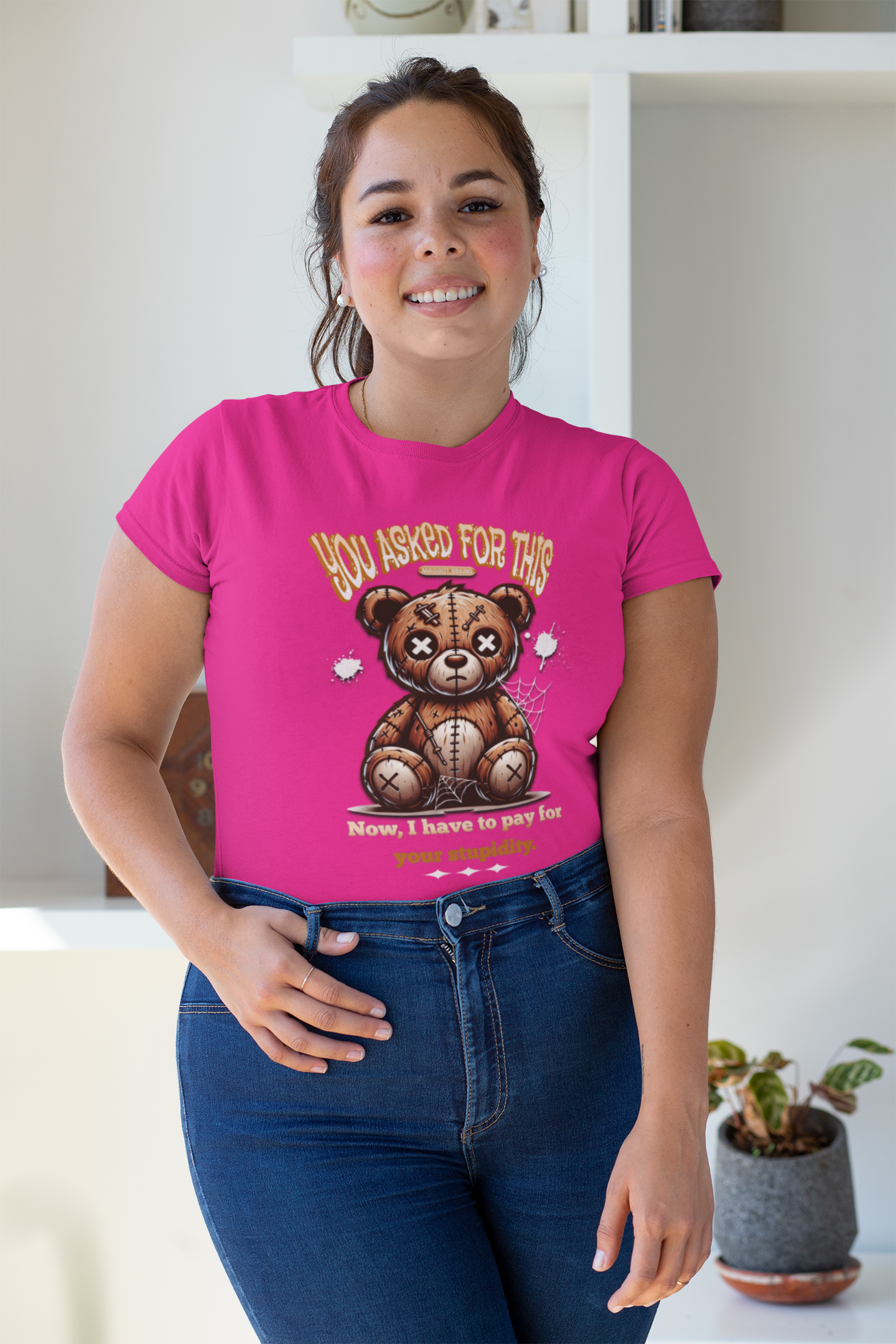 You Asked for This T-Shirt, Unisex Jersey Short Sleeve Tee, No Kings Protest T-Shirt, Voting Matters Shirt, Play Stupid Games Win Stupid Prizes Tee
