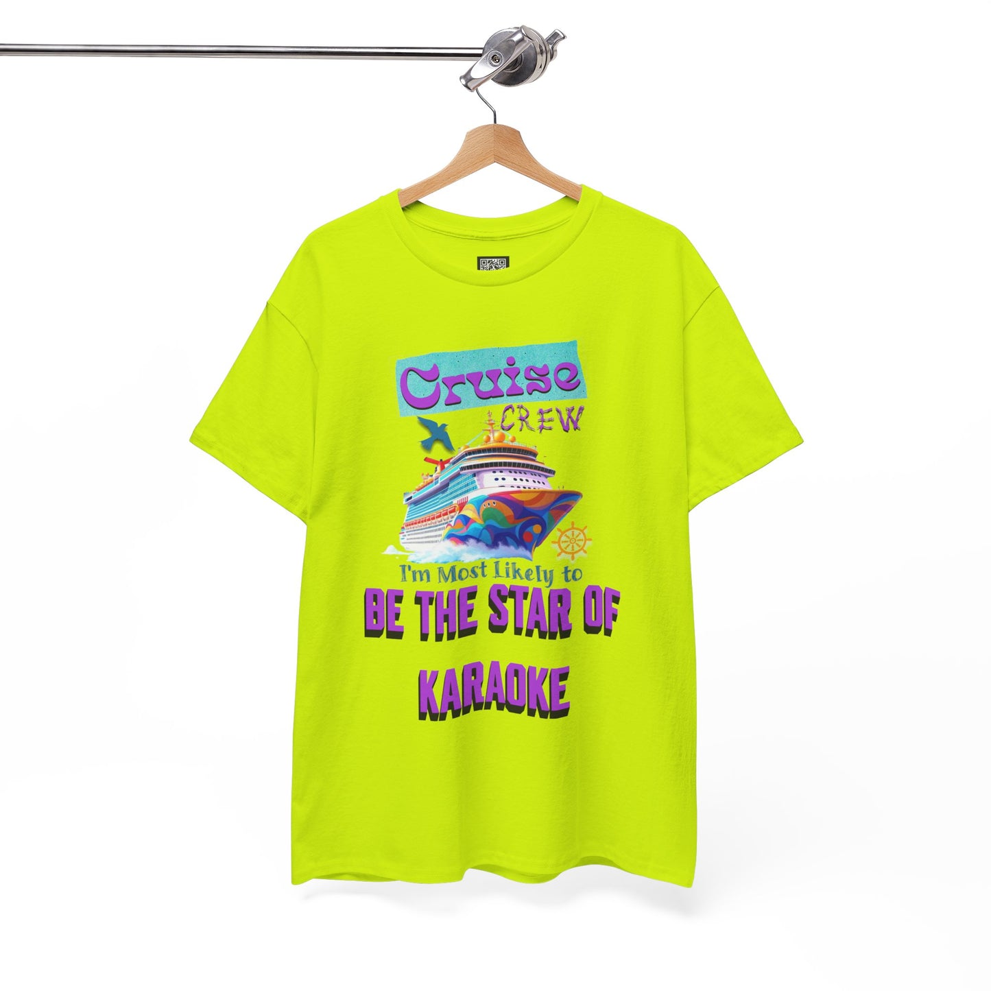 Cruising Karaoke Unisex Tee - Fun Cruise Travel Shirt, Cruise Vacation Outfit, Cruise Summer Party Gear, Gift for Cruise Lovers, Funny Shirt