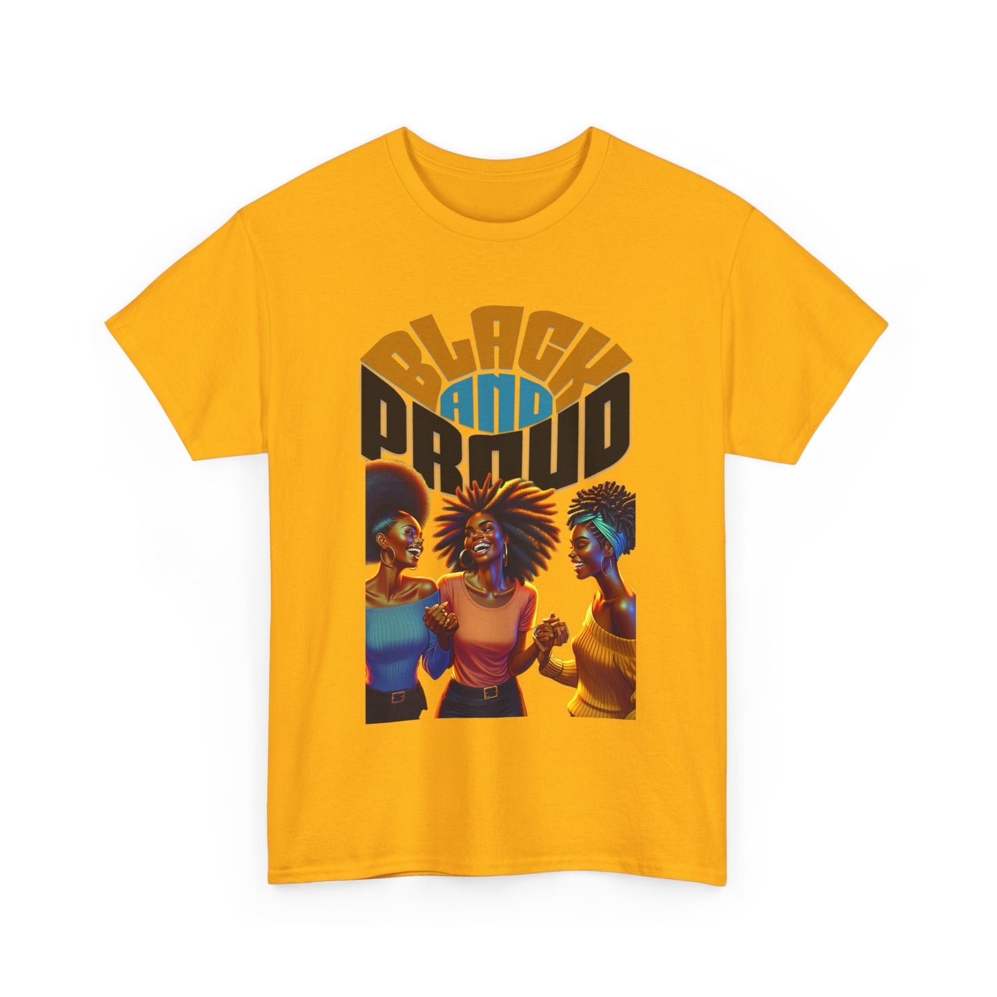 Black and Proud: Sisters United Shirt, Black Culture Shirts, Melanin Power, Black Girl Magic Shirts, African American T-Shirts, Nubian Queens T-Shirts,