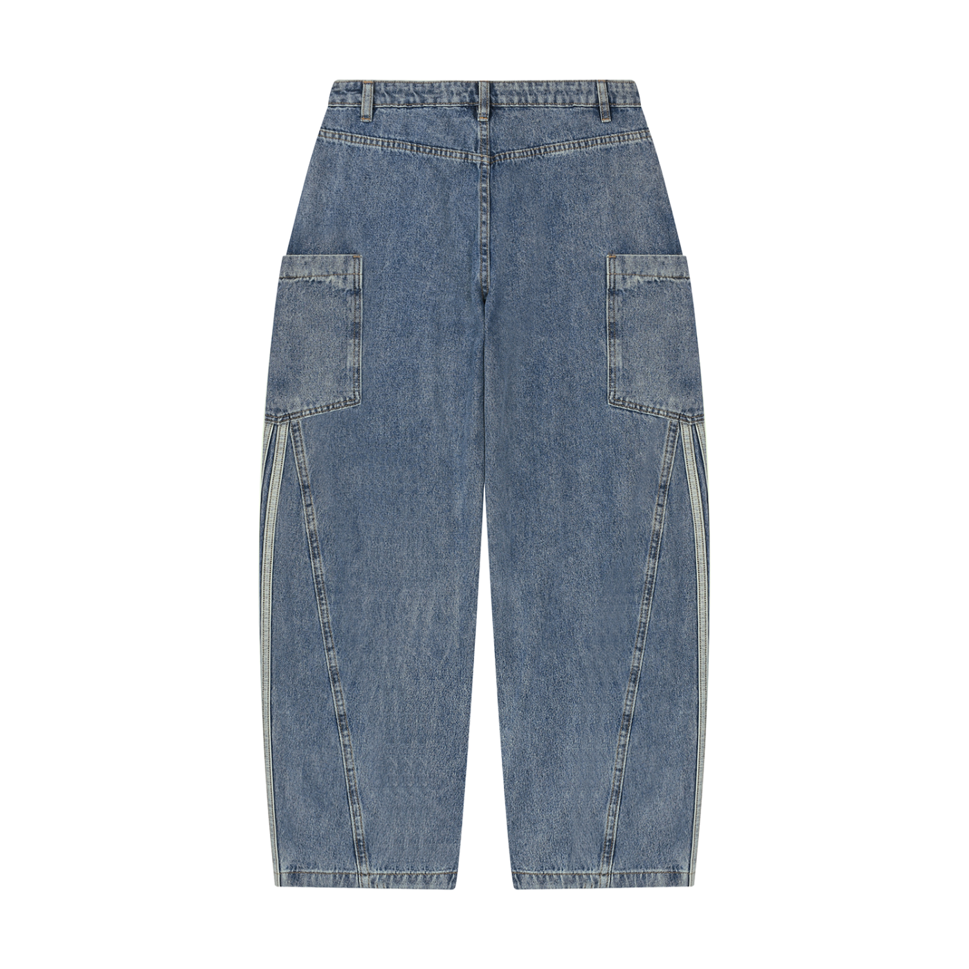 Blessed – Women's Vintage Wash Barrel Leg Graphic Jeans
