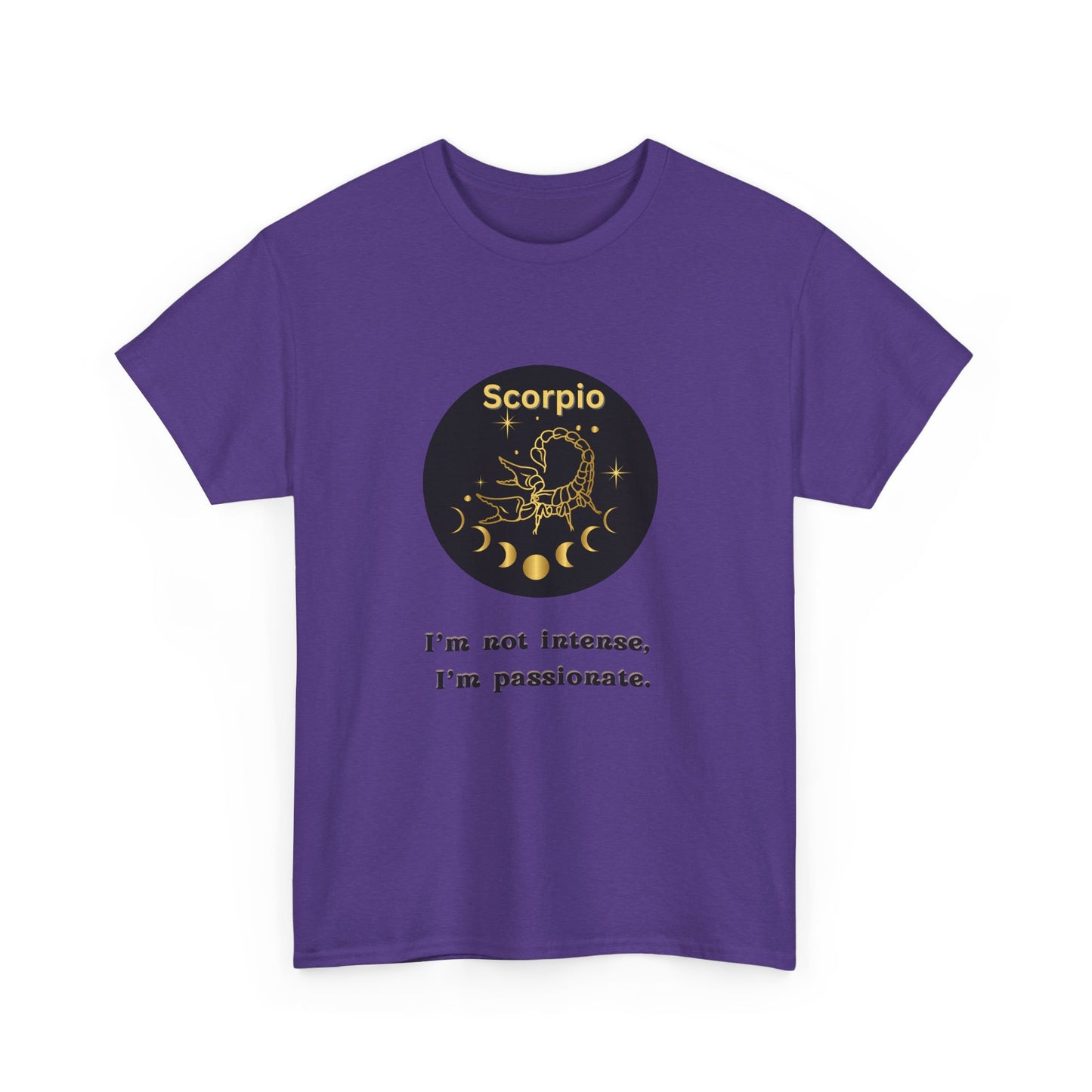 Scorpio T-Shirt, Scorpio Horoscope Gifts, Birth Month Gifts, Zodiac Sign T-Shirt Gifts, Astrology T-Shirt, Unisex Heavy Cotton Tee