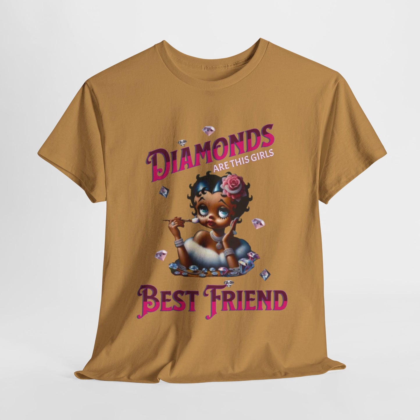 Diamonds Are This Girl's Best Friend, Marilyn Monroe Quote Shirt, Best Friend Tees, Betty Boop I Love Diamonds T-Shirts,