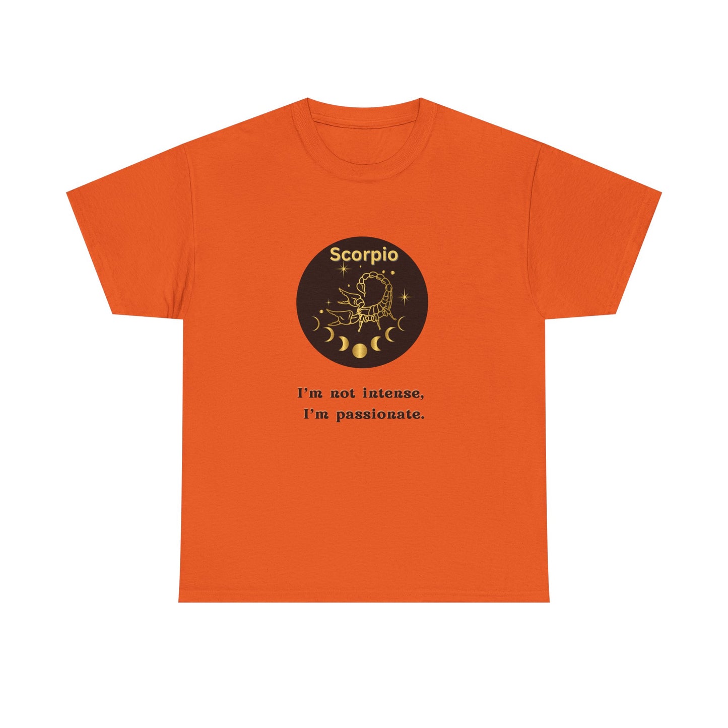 Scorpio T-Shirt, Scorpio Horoscope Gifts, Birth Month Gifts, Zodiac Sign T-Shirt Gifts, Astrology T-Shirt, Unisex Heavy Cotton Tee