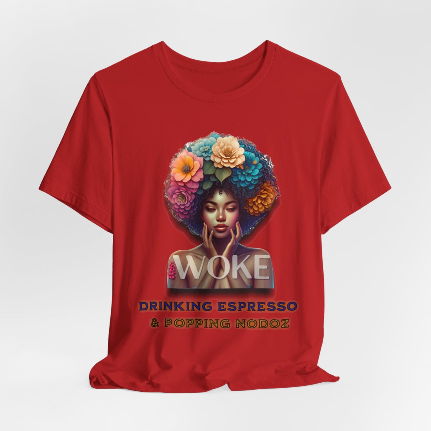Woke Because We Can't Sleep on our Government, 92% Black Woman's Power Shirt, Melanin Women T-Shirts, Black Girl Magic T-Shirts,