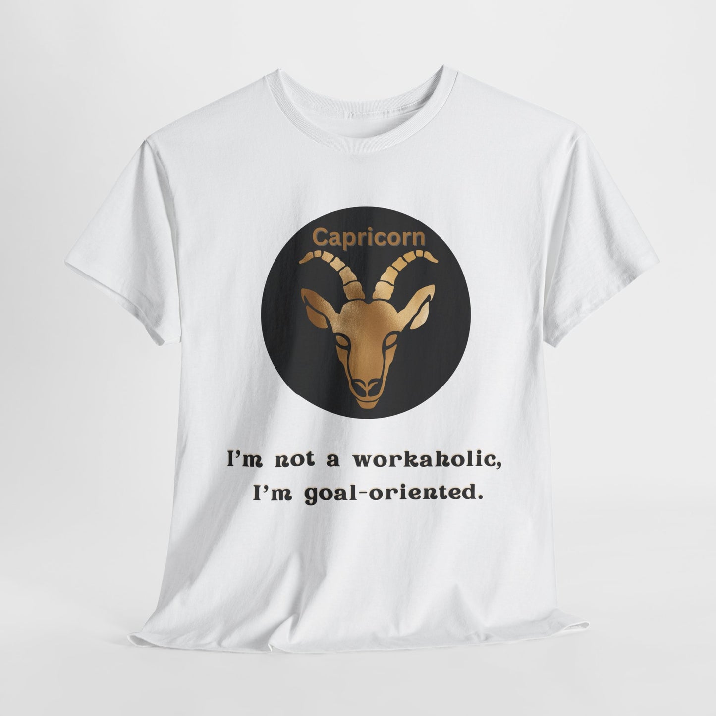 Capricorn T-Shirt, Capricorn Horoscope Gifts, Birth Month Gifts, Zodiac Sign T-Shirt Gifts, Astrology T-Shirt, Unisex Heavy Cotton Tee