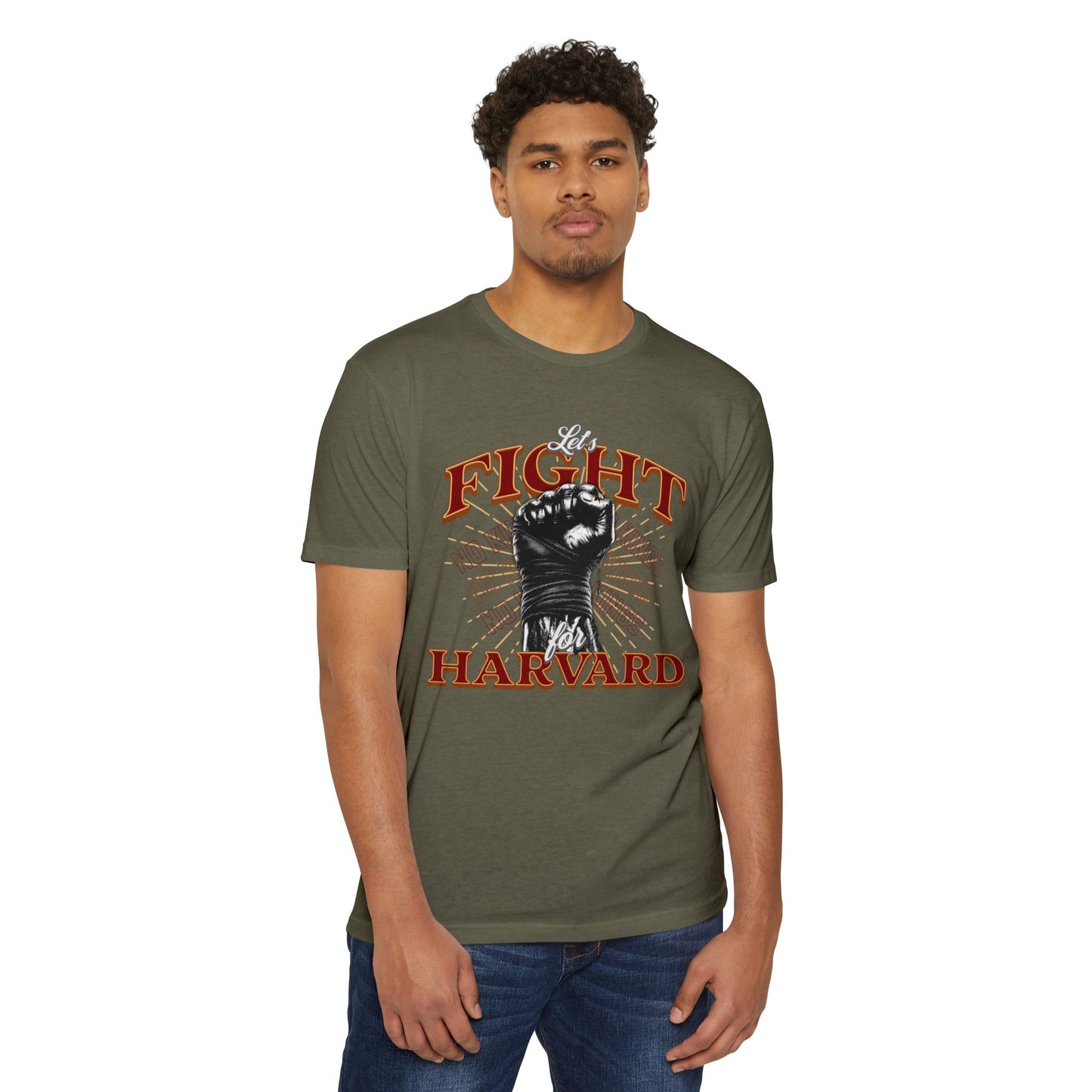 Empowering Fight for Hardvard University T-Shirt | Trump vs. Harvard T-Shirts, Spirit of Democracy, Standing with Hardvard Tee