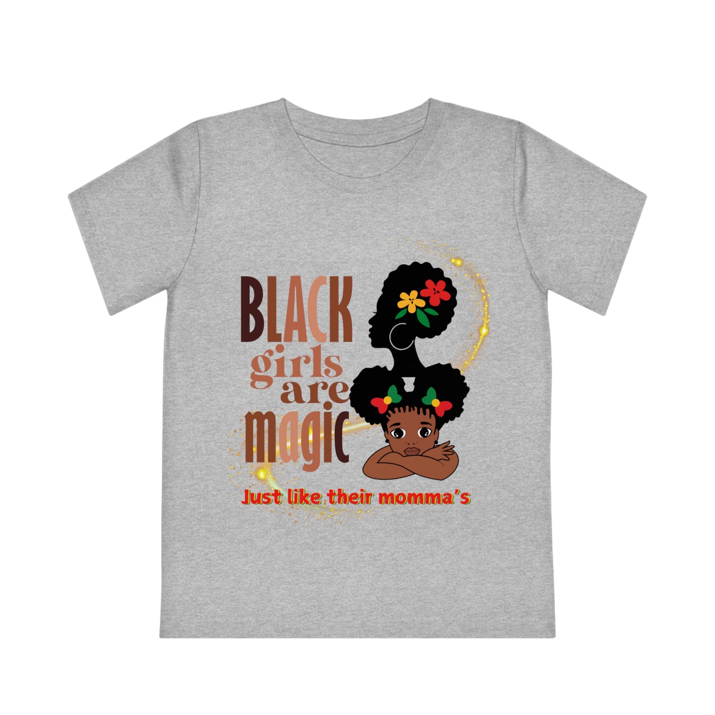 Black Girls are Magic Kids' Creator T-Shirt