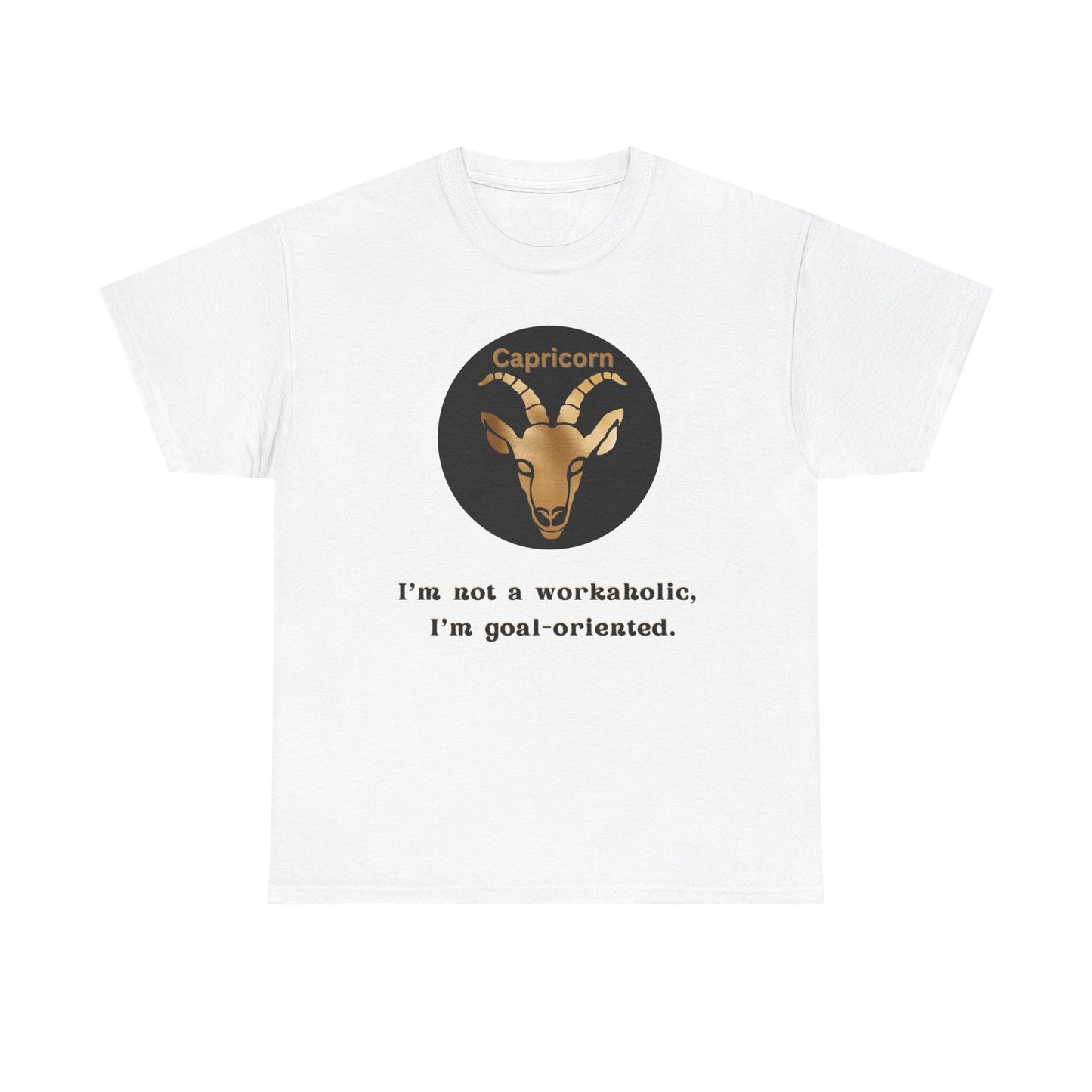 Capricorn T-Shirt, Capricorn Horoscope Gifts, Birth Month Gifts, Zodiac Sign T-Shirt Gifts, Astrology T-Shirt, Unisex Heavy Cotton Tee