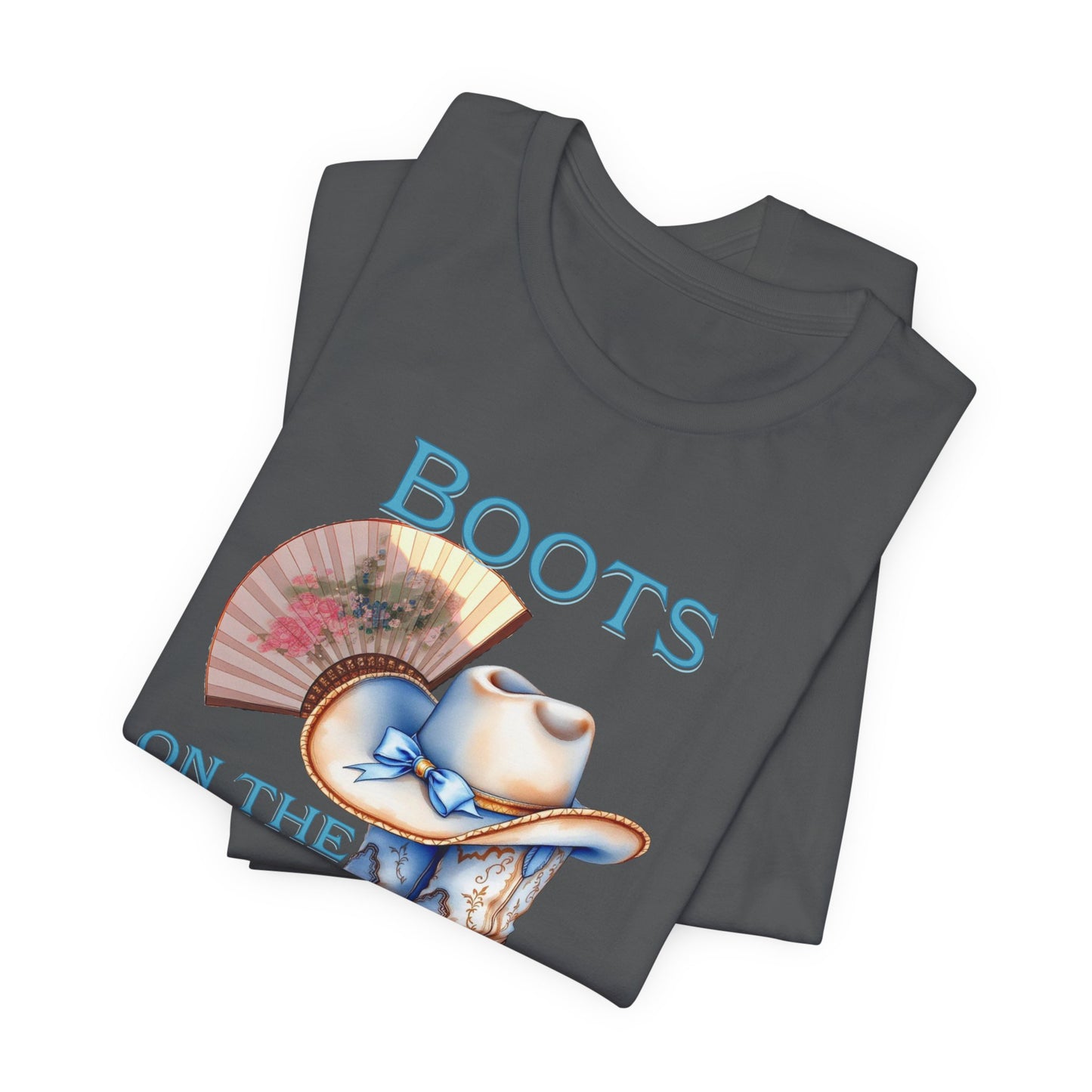 Cowboy Boots Graphic Tee - "Boots on the Ground" Inspired Design, Unisex Shirt for Men and Women, Country Music Lover Tees