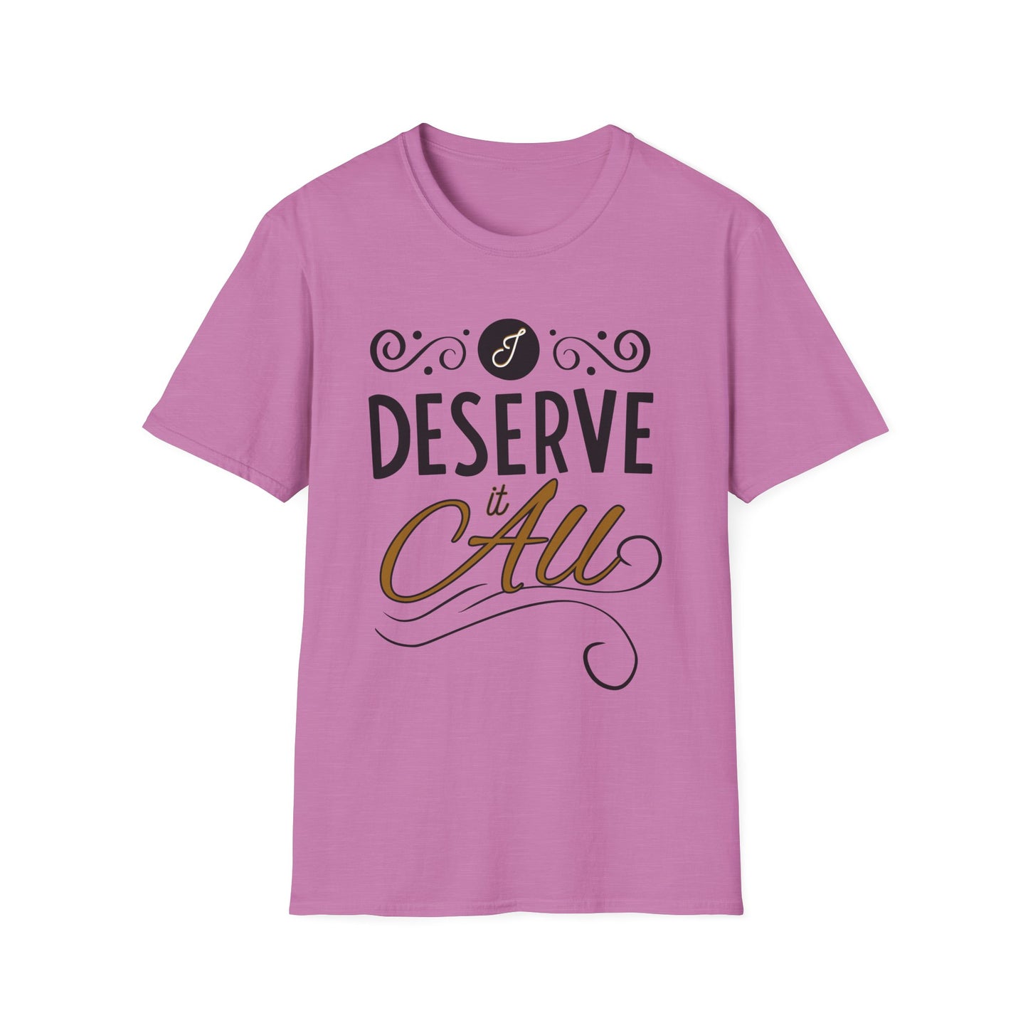 "I Deserve It All" Unisex Soft Style T-Shirt, Lyrics from Kendrick Lamar Man in the Garden, Kendrick Lamar Fan Merchandise