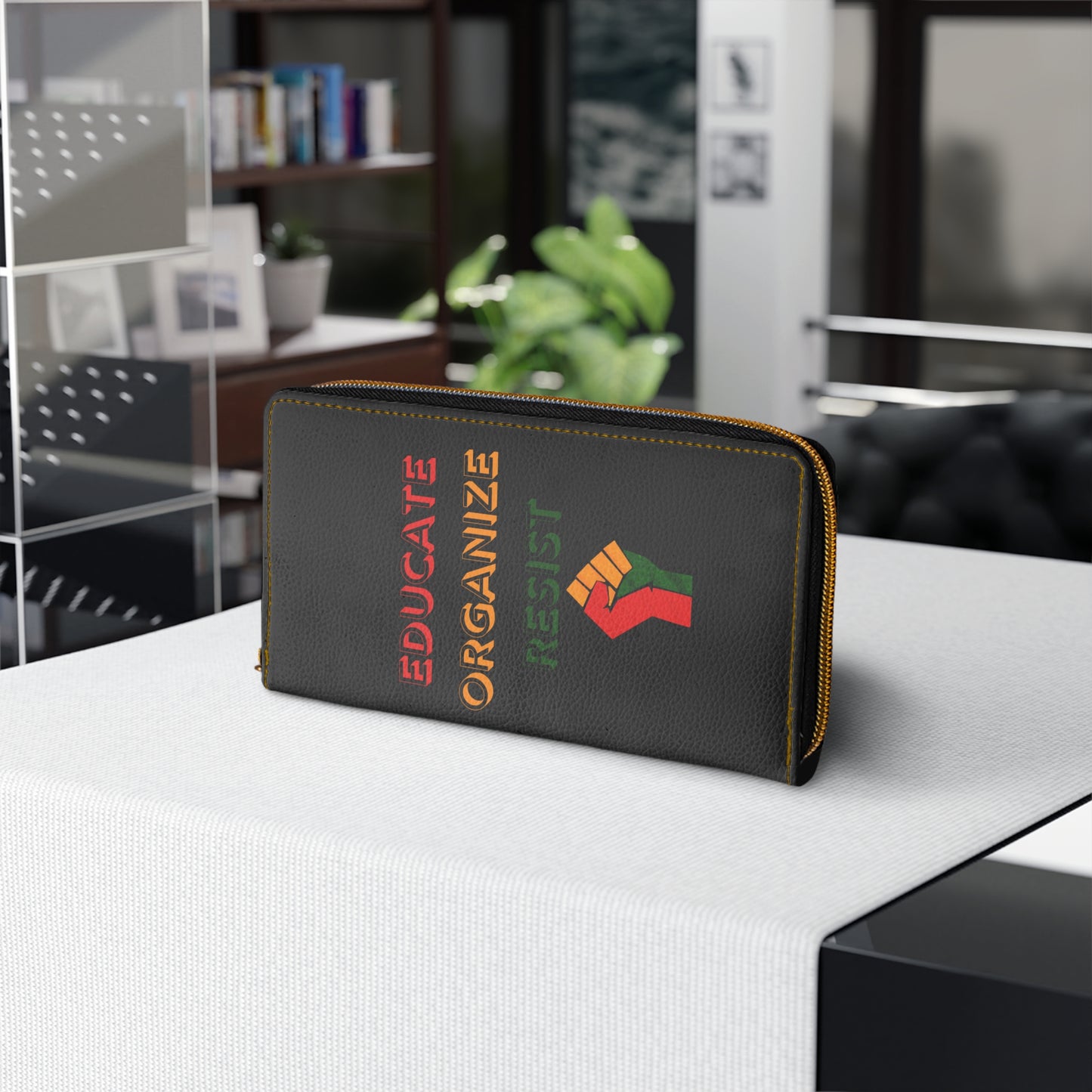 Melanin Wallet for Women, Black Culture Gift, Black Pride Gift, Wallet for 92% Black Women, Black Girl Wallet