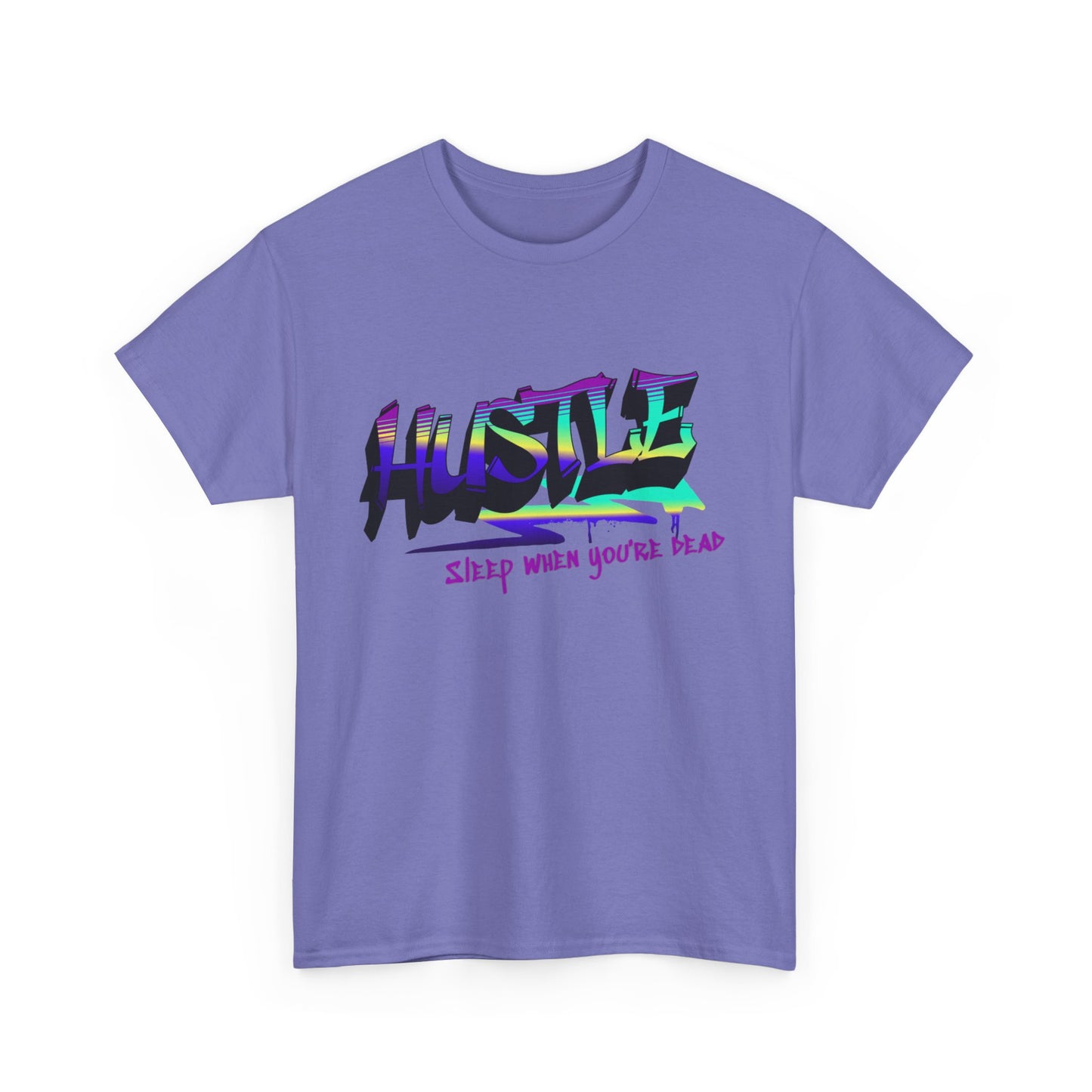 Hustle Hard - Vibrant Graffiti Design, Graffiti-Inspired Art, Motivational Merchandise, Entrepreneur Lifestyle Apparel, Unisex Motivational Gift