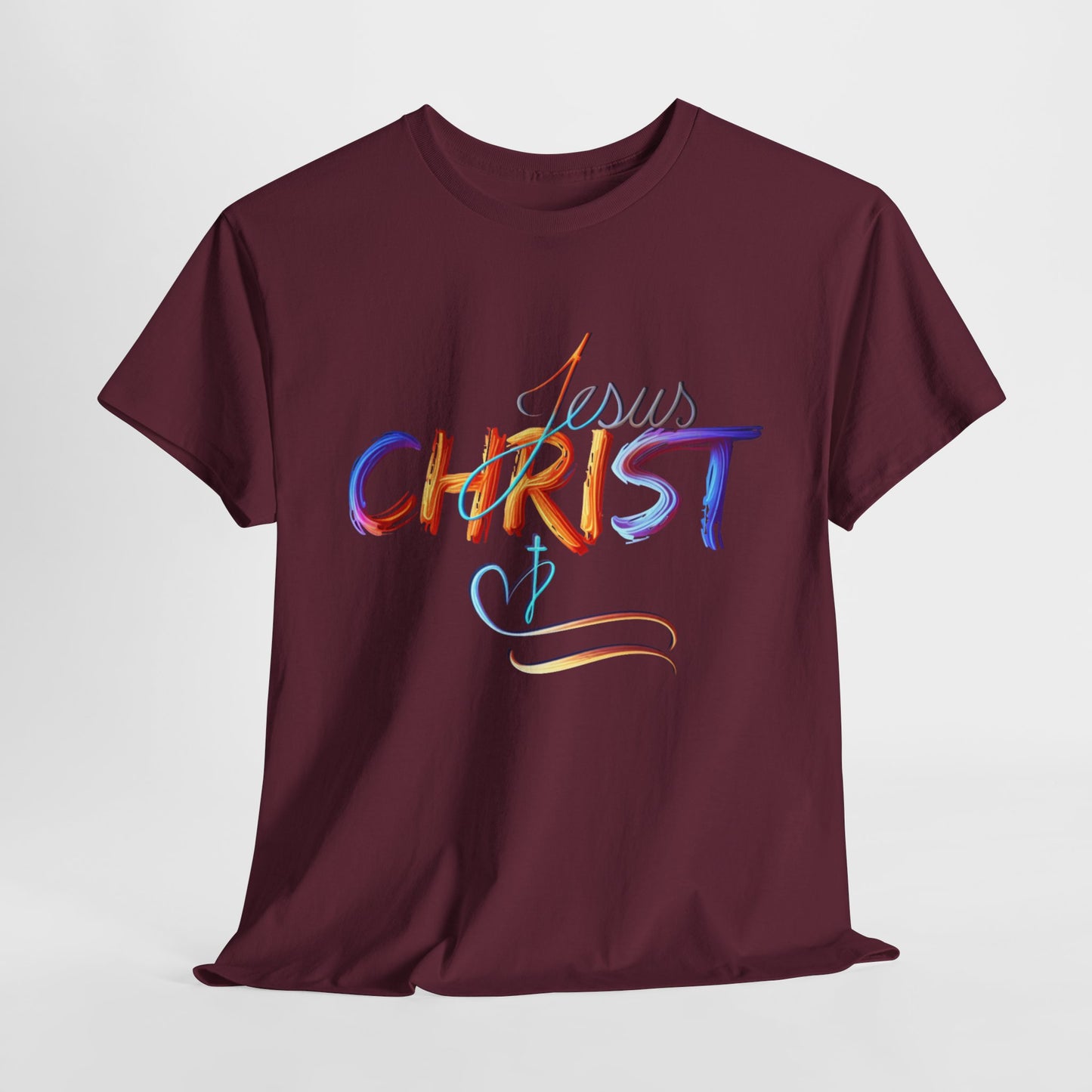 Jesus Christ Shirt, Faith & Light T-shirt, Christian Apparel, Bold Christian Graphics, Christian Gift, Faith-Based Art, Gospel Merchandise