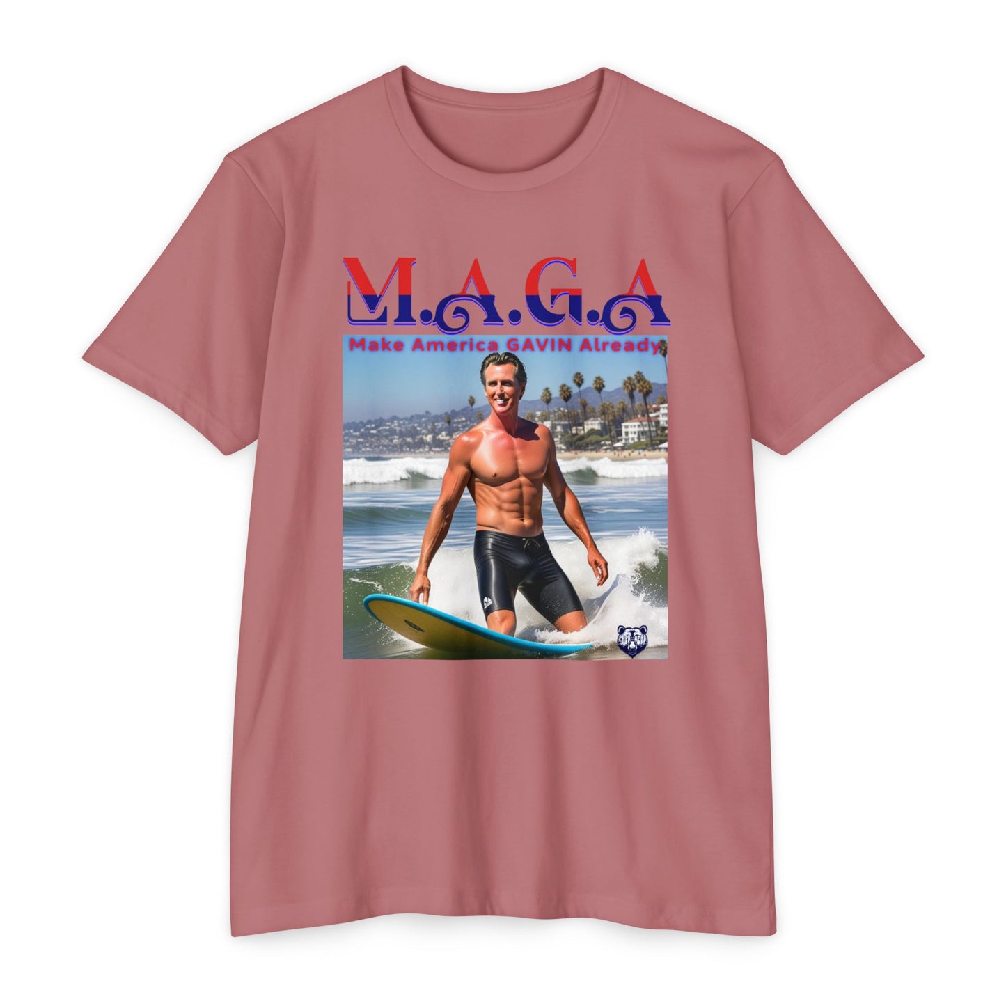 Make America Gavin Already T-shirt | Retro California Beach Vibe | Gavin Newsom T-shirt Apparel | Summer Style | California Pride Tees