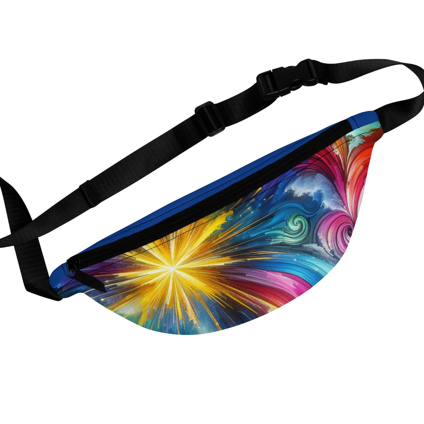 Vibrant Colorful Fanny Pack, Festival Gear, Summer Accessory, Cute Travel Companion, Colorful Waist Bag, Artistic Hip Pack